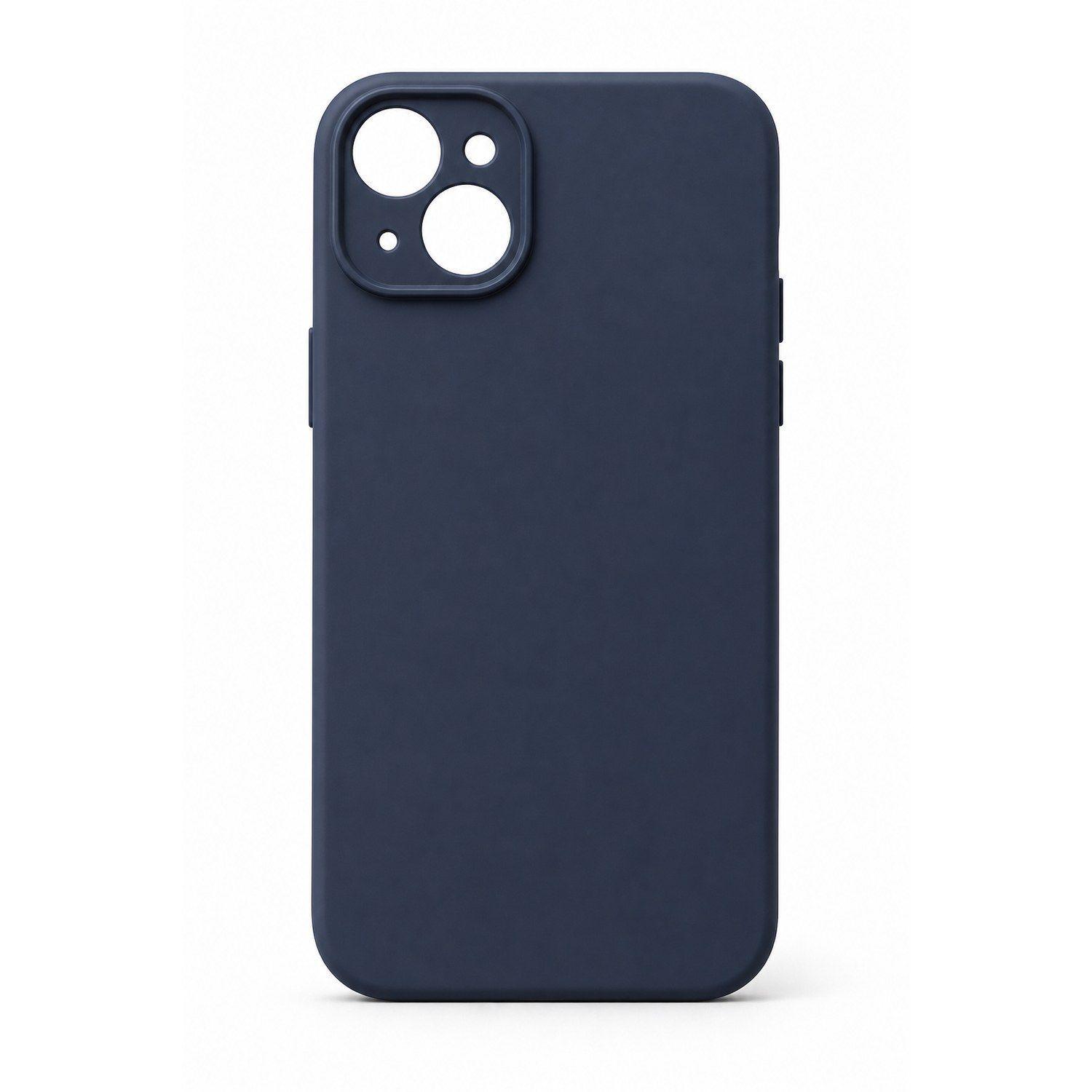 Carcasa de Silicona para iPhone 13 con Interior de Microfibra-0