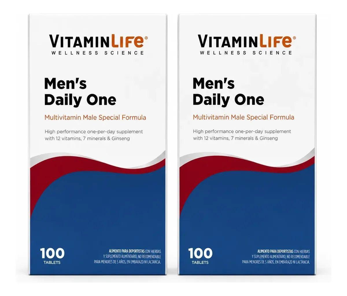 Men s Daily One Pack X2 200tablets Vitaminlife-0