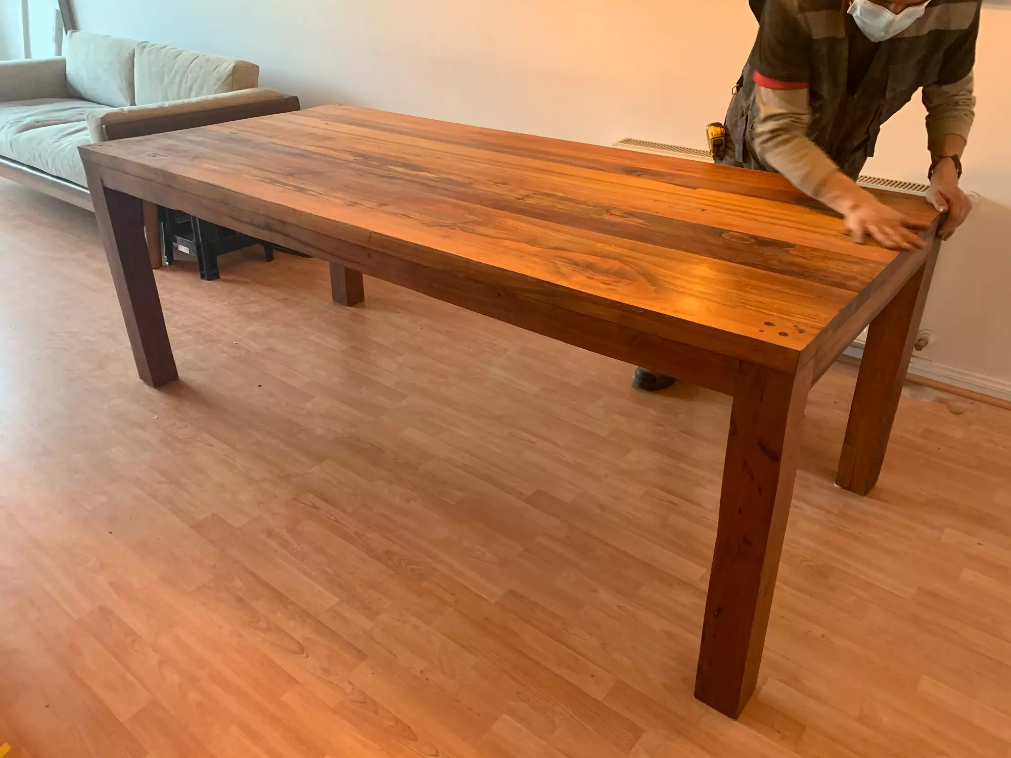 Mesa Comedor Roble 160x90 cms-2