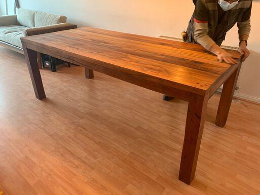 Mesa Comedor Roble Moderna 140x80cm-3