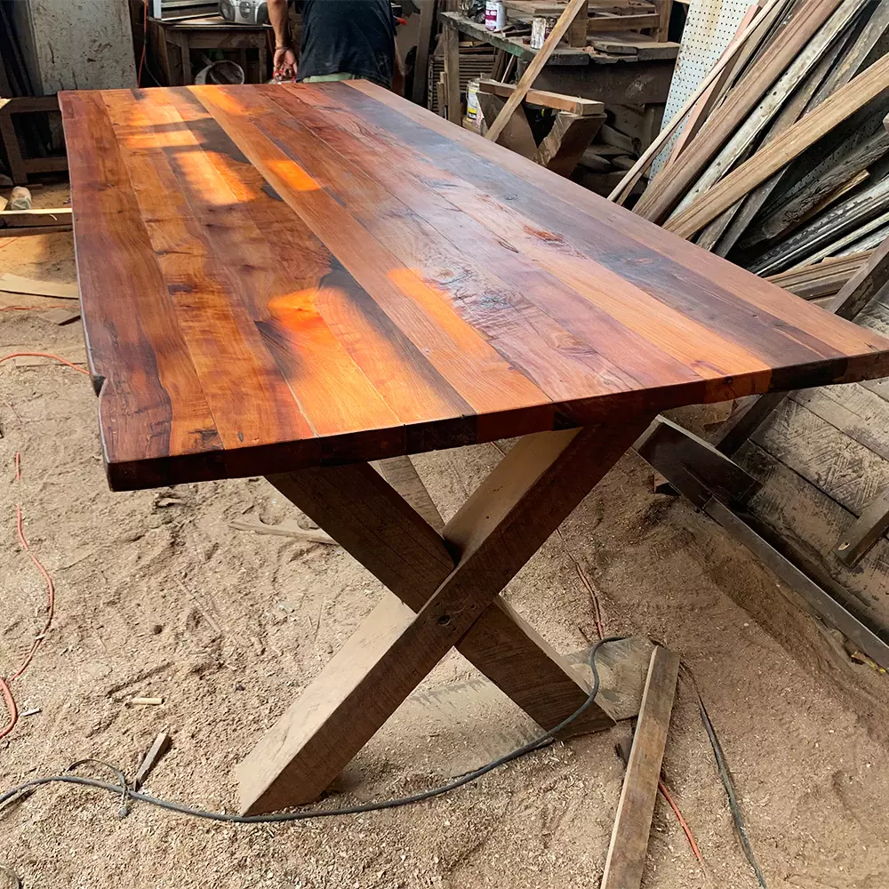 Mesa Comedor Roble Rojo X 160x90cm-2