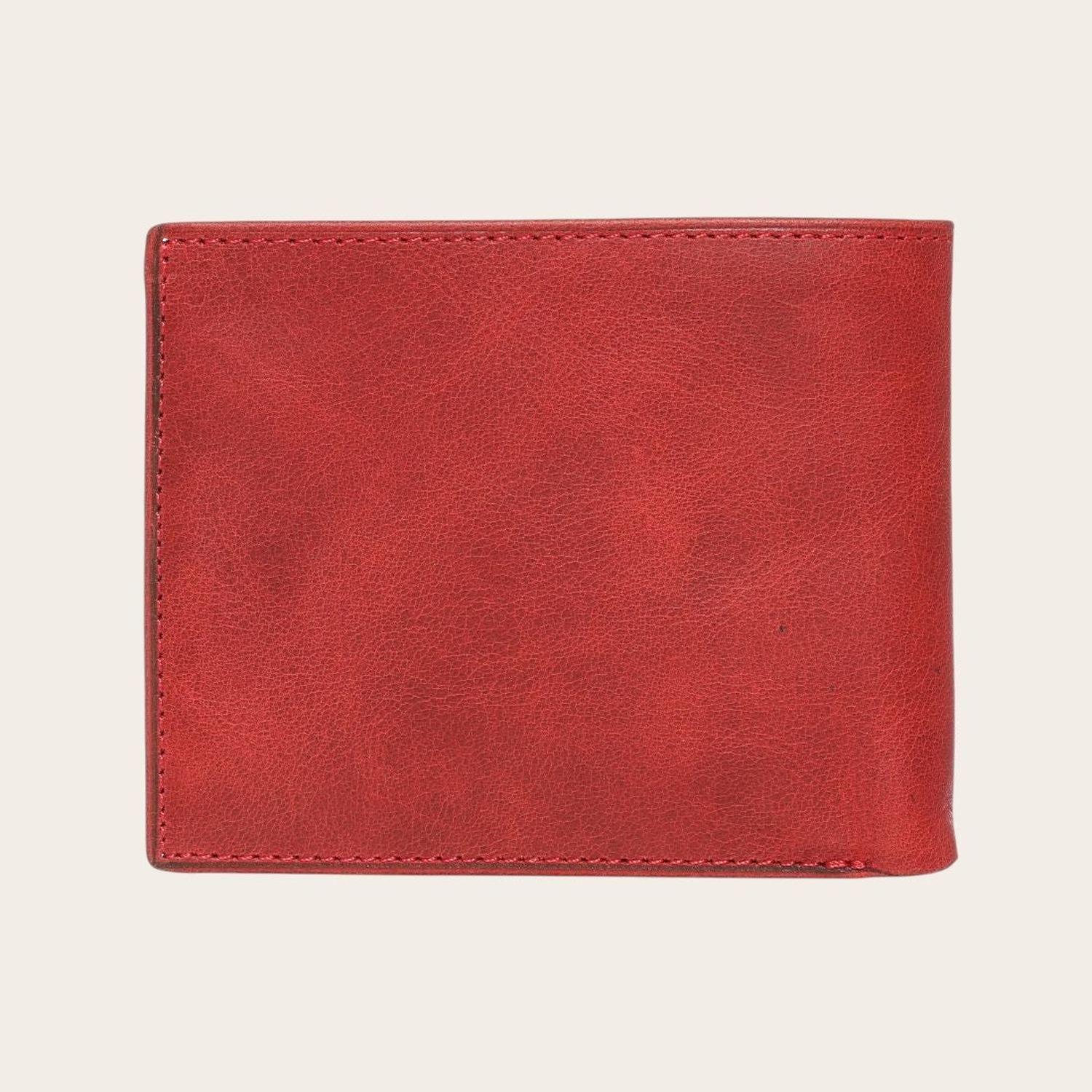 Billetera de Cuero OLKI Ñuble - Rojo-3
