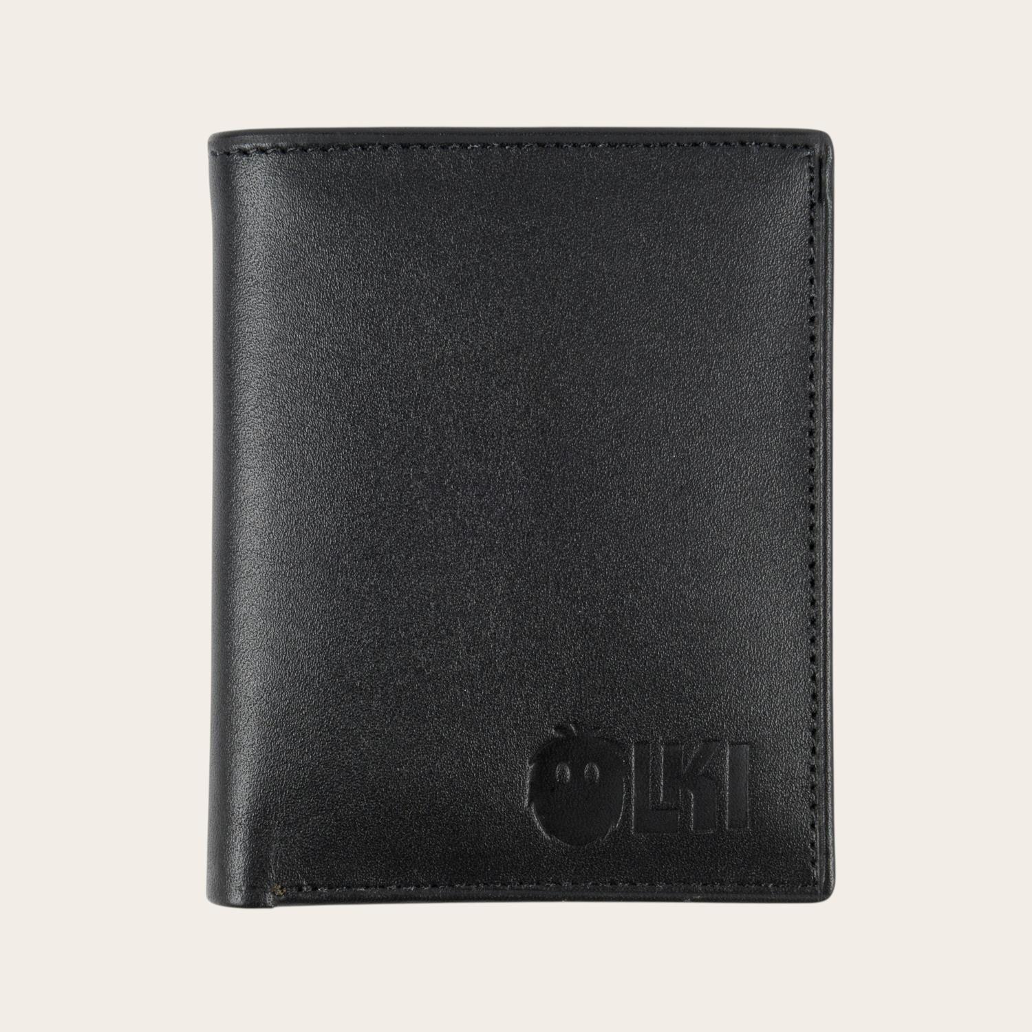 Billetera de Cuero SlimWallet OLKI Maule - Negro-0
