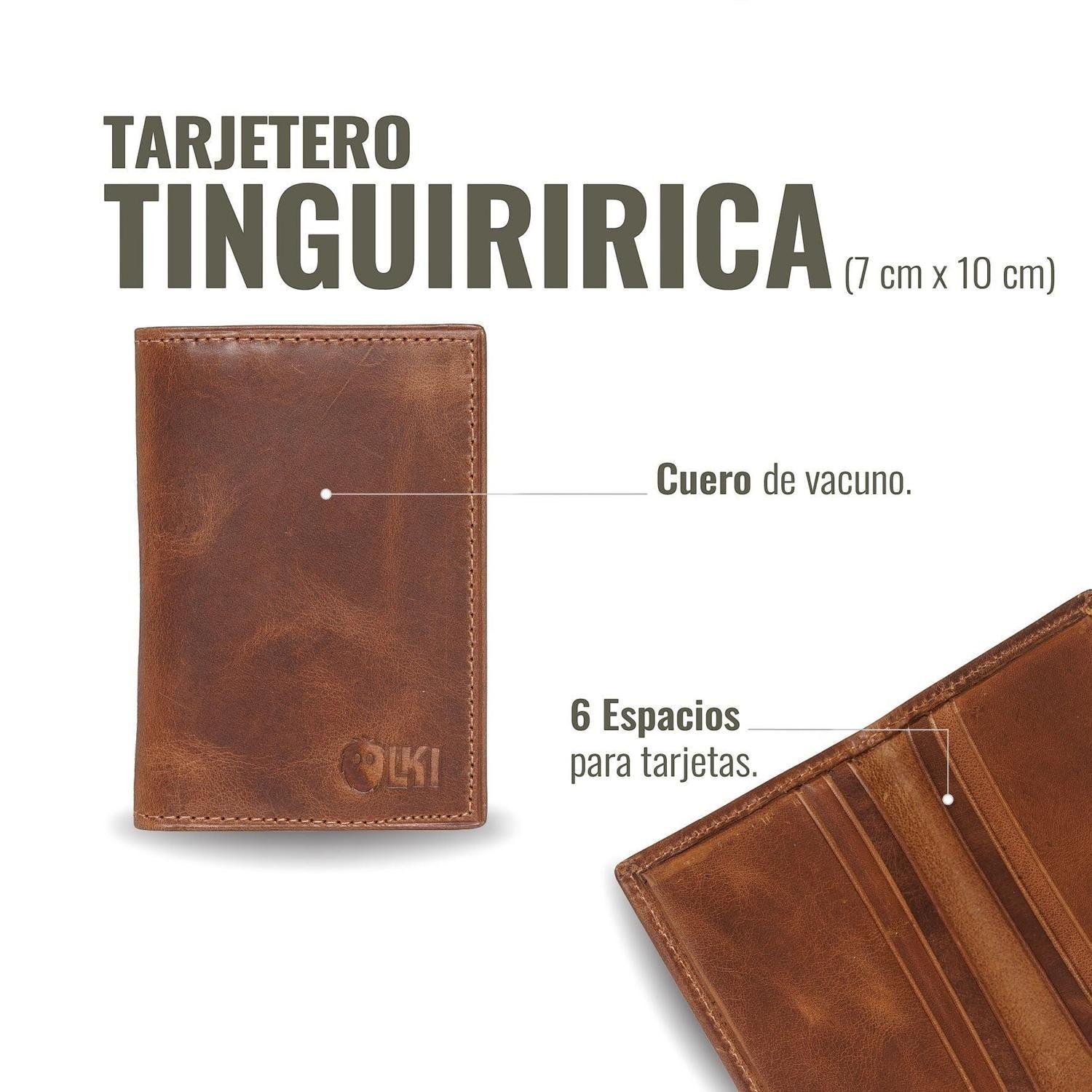 Billetera Tarjetero de Cuero SlimWallet OLKI Tinguiririca - Café-4