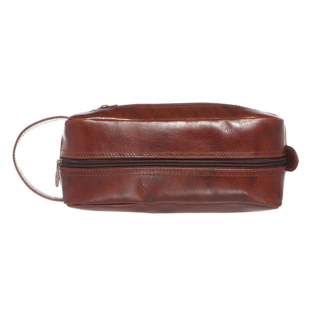 NECESER ESTUCHE DE CUERO NATURAL PREMIUM OLKI LOA-2