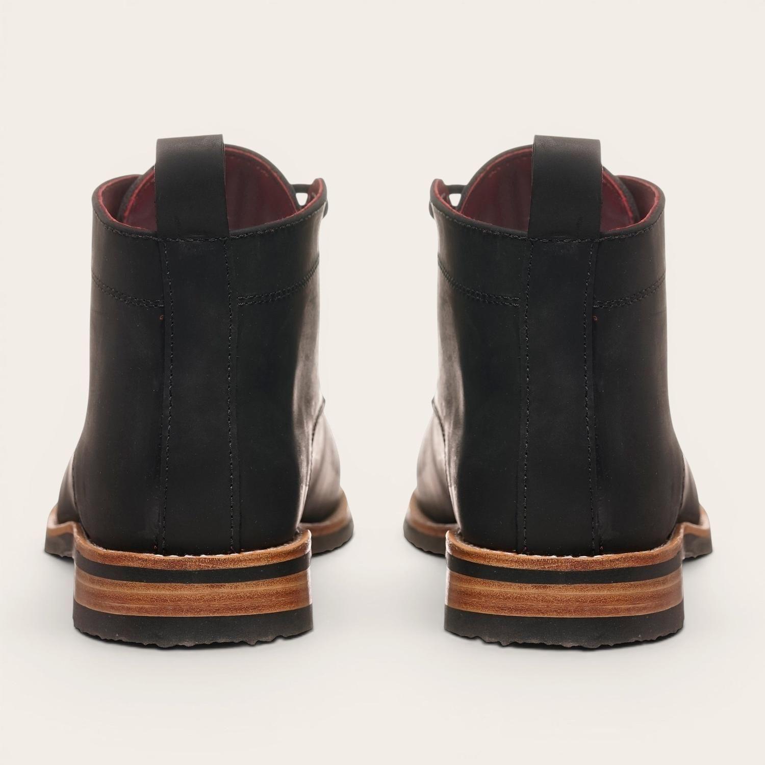Botin de Cuero Casual Hombre Llaima OLKI - Negro-6