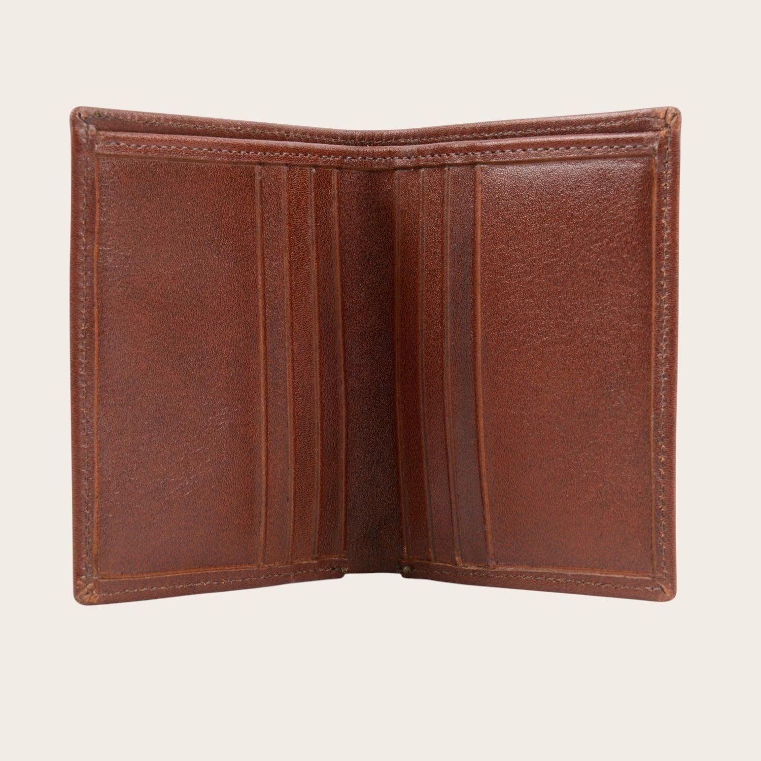 Billetera de Cuero SlimWallet OLKI Maule - Castaño-2