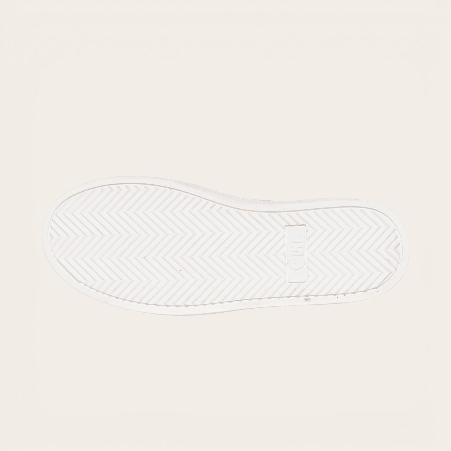 Zapatilla Clásicas de Cuero Calán OLKI - Verde/Blanca-4