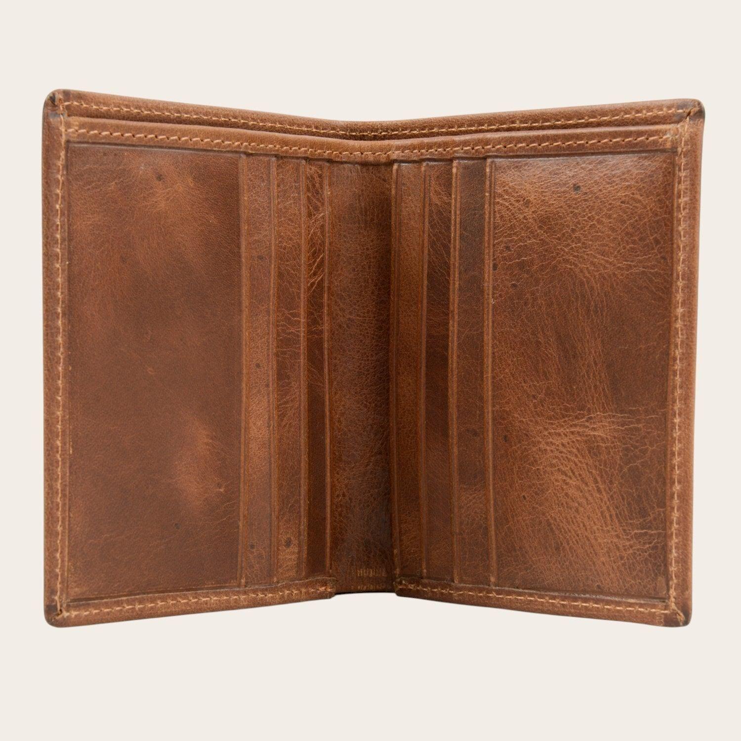 Billetera de Cuero SlimWallet OLKI Maule - Café-2