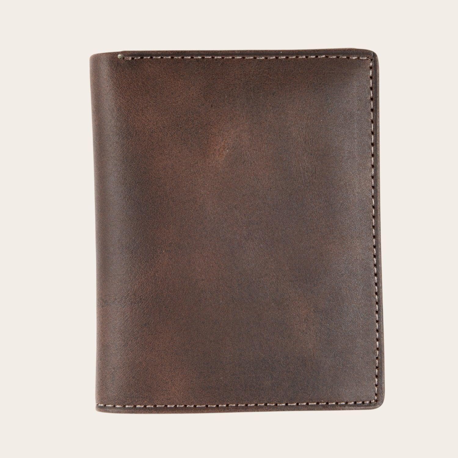 Billetera de Cuero SlimWallet OLKI Maule - Café Oscuro-3