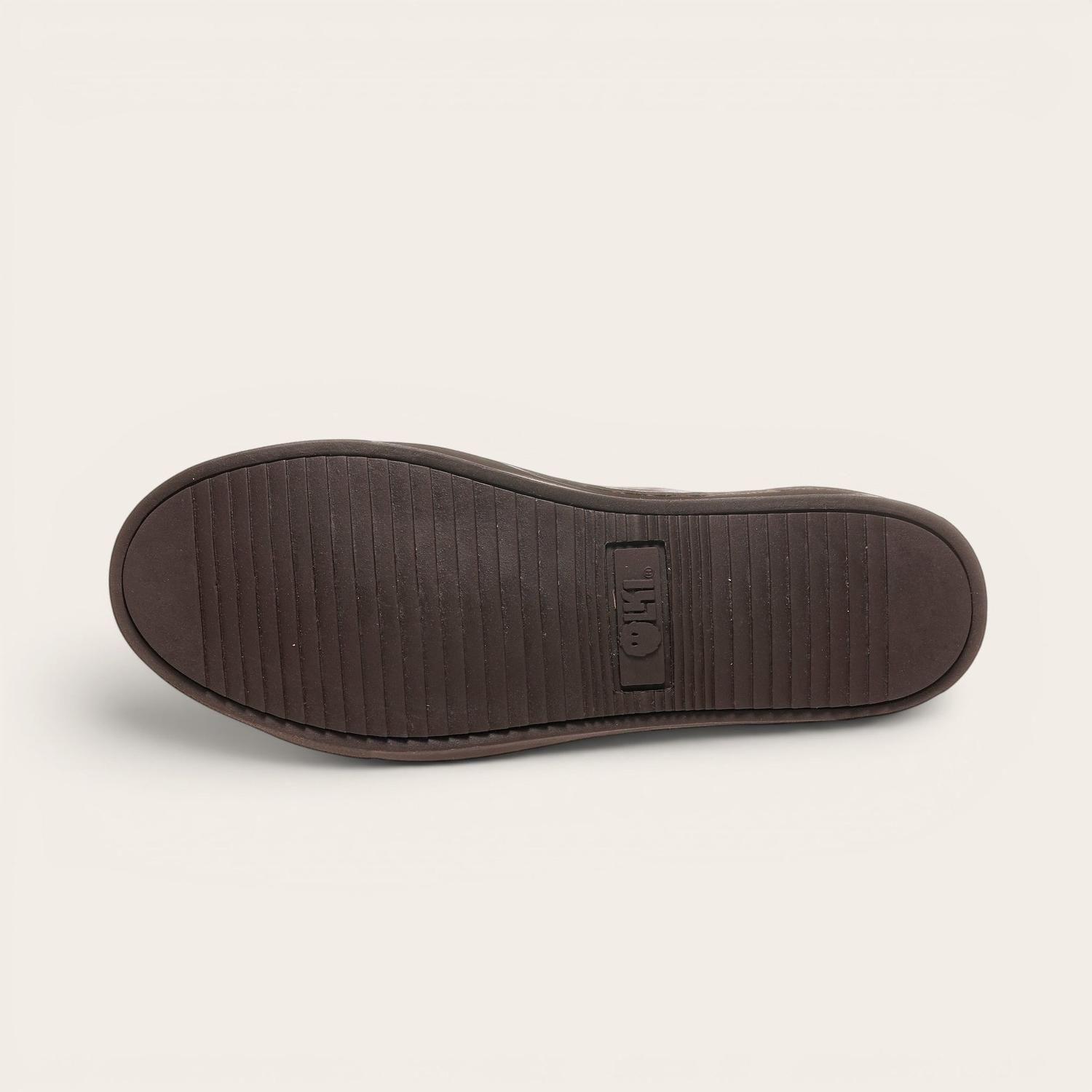 Zapatilla de Cuero Original Tronador OLKI - Castaño/Chocolate-4