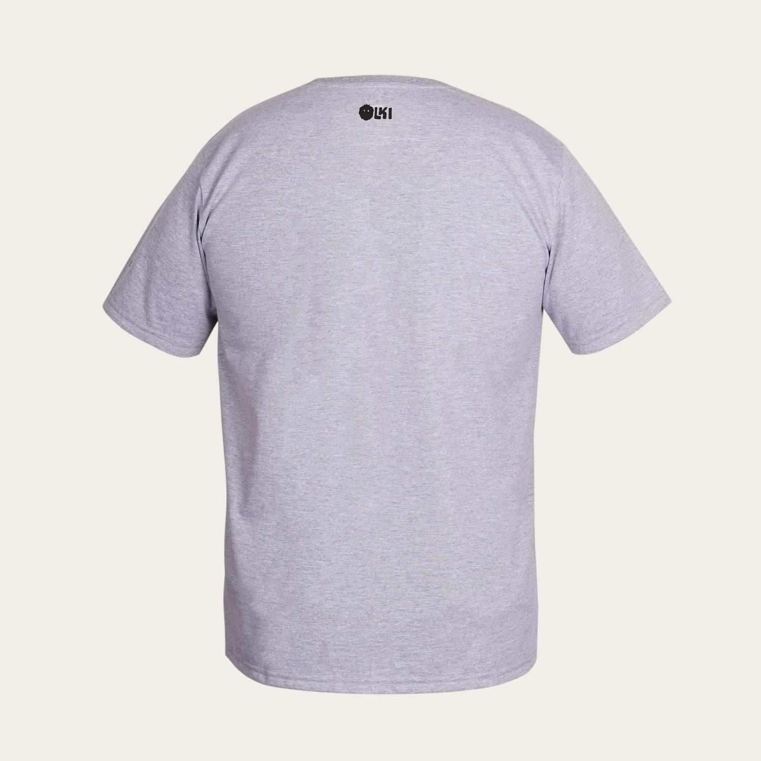 Polera 100% Algodón Premium Peruano Pumahue OLKI - Gris-2
