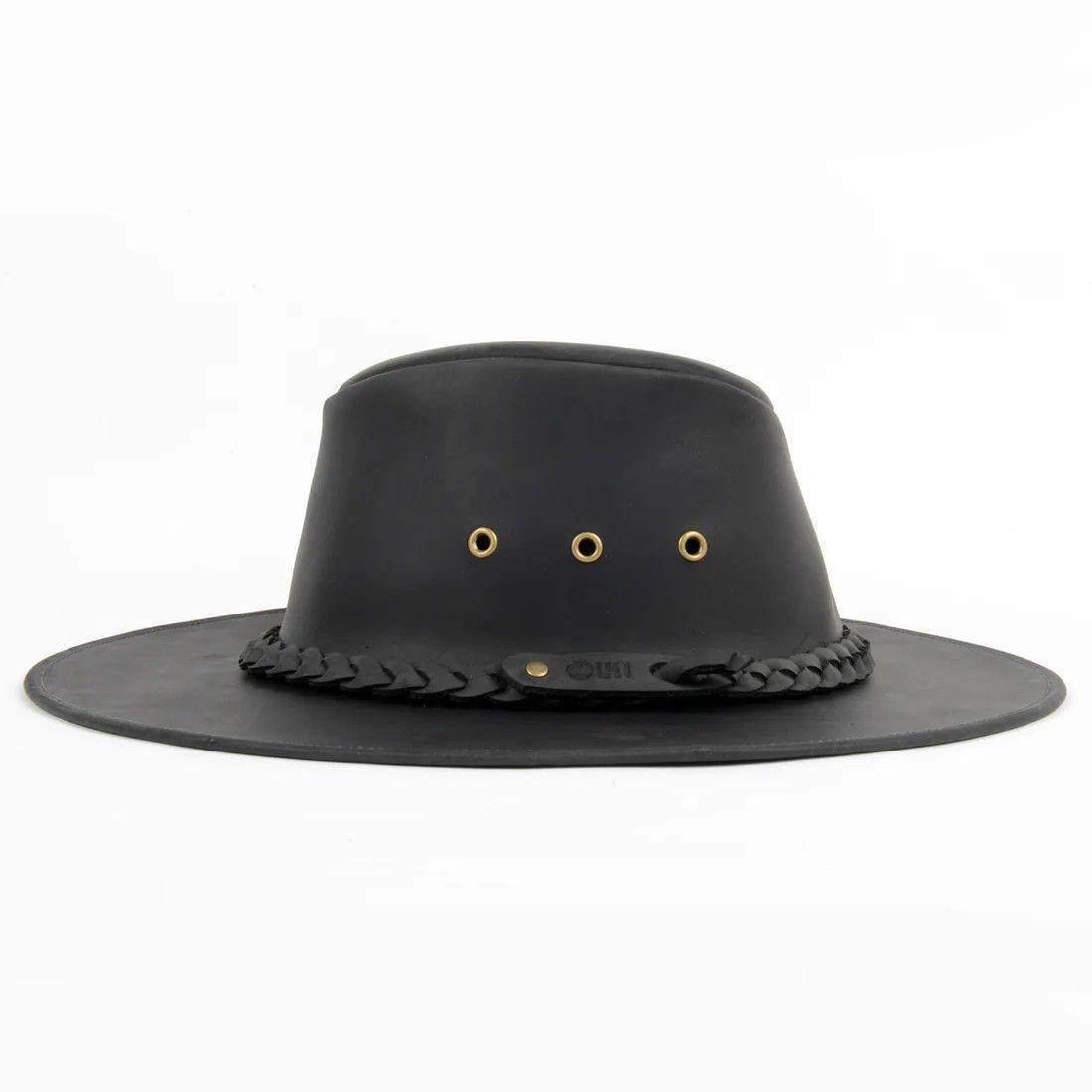 SOMBRERO CUERO ENGRASADO OLKI UNISEX PUMALIN-2