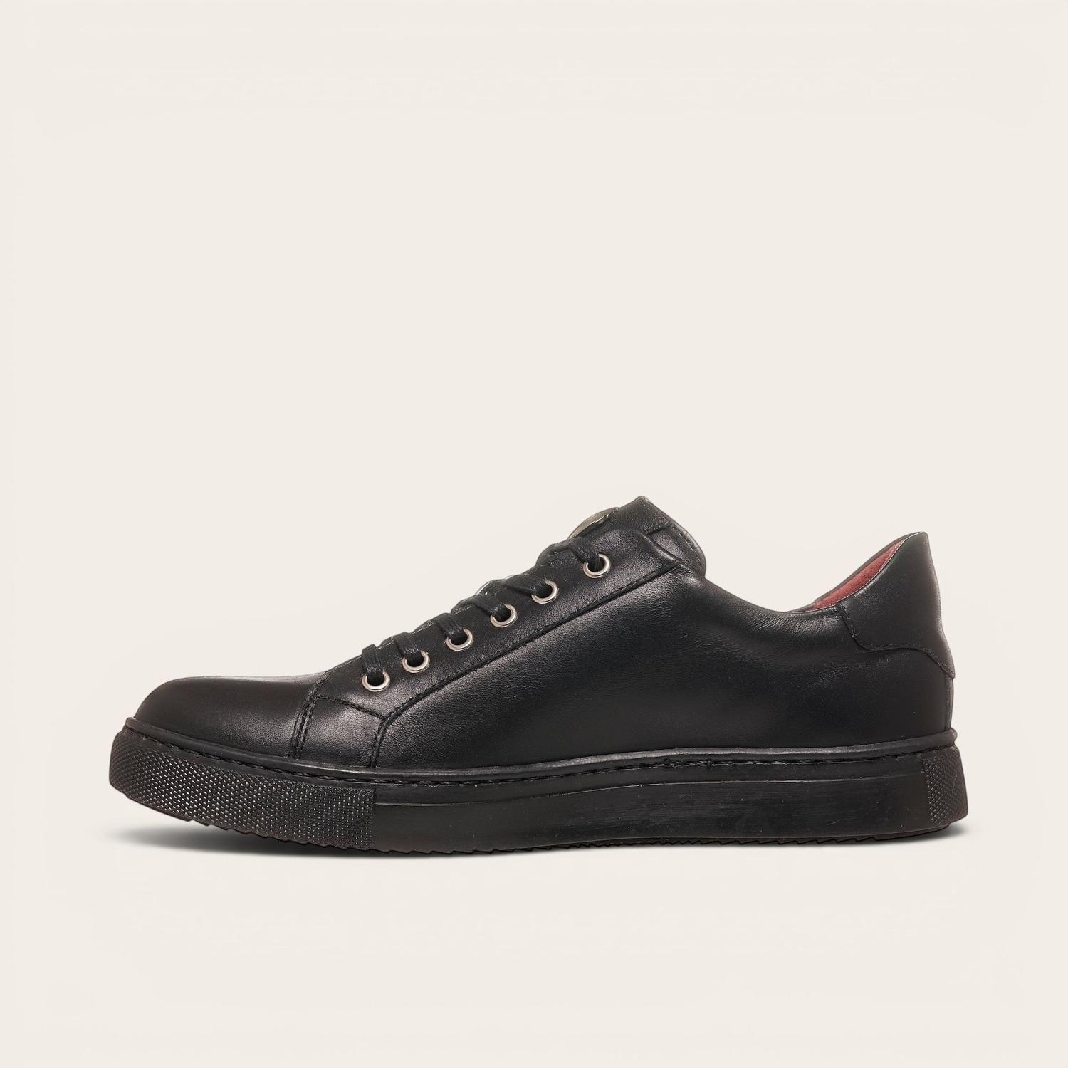 Zapatilla de Cuero Original Tronador OLKI - Negro-3