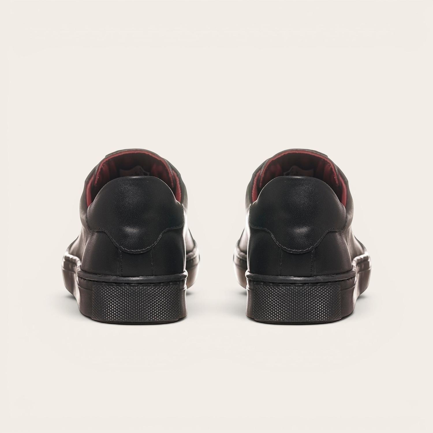 Zapatilla de Cuero Original Tronador OLKI - Negro-5