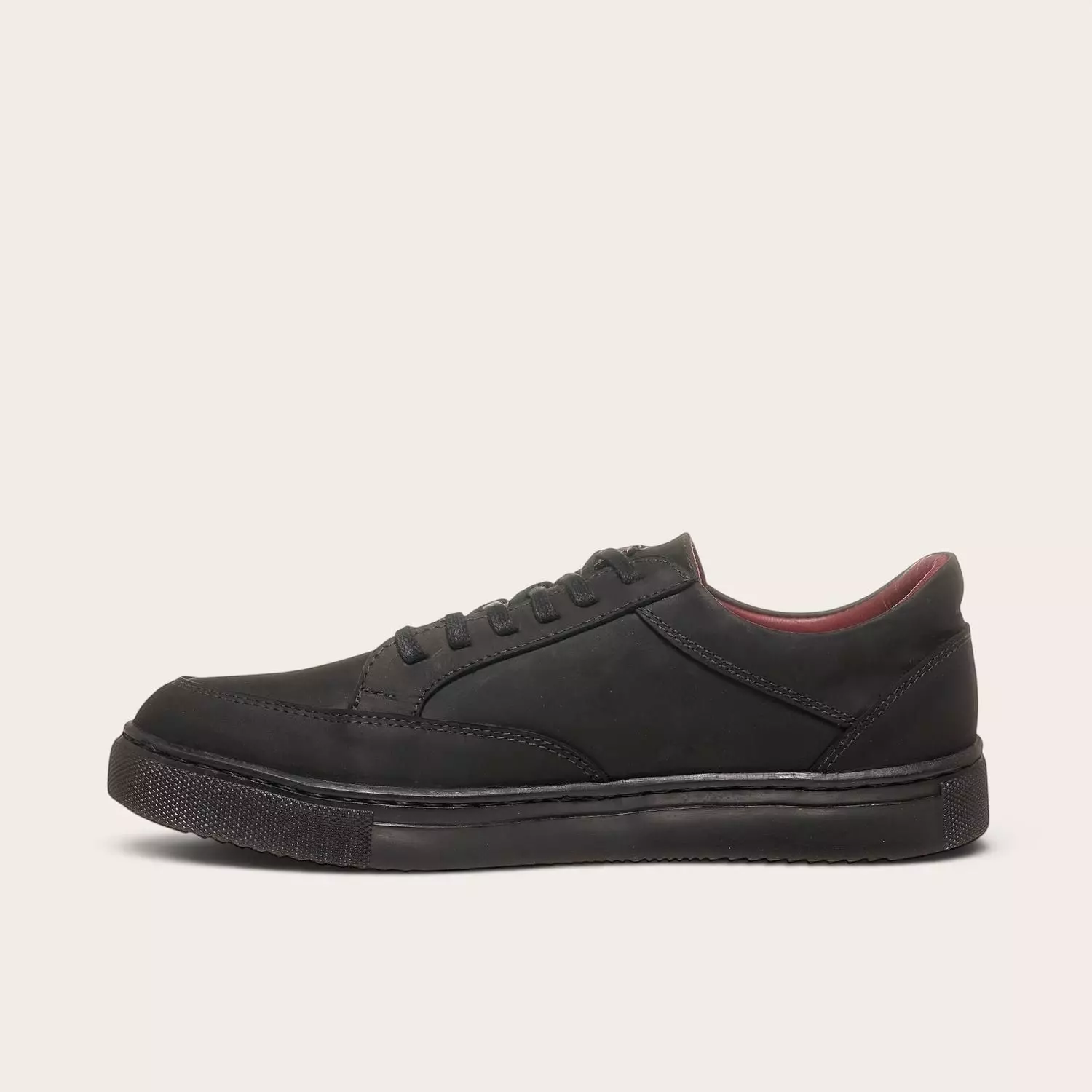 Zapatilla de Cuero Urbana La Campana OLKI - Negro-3