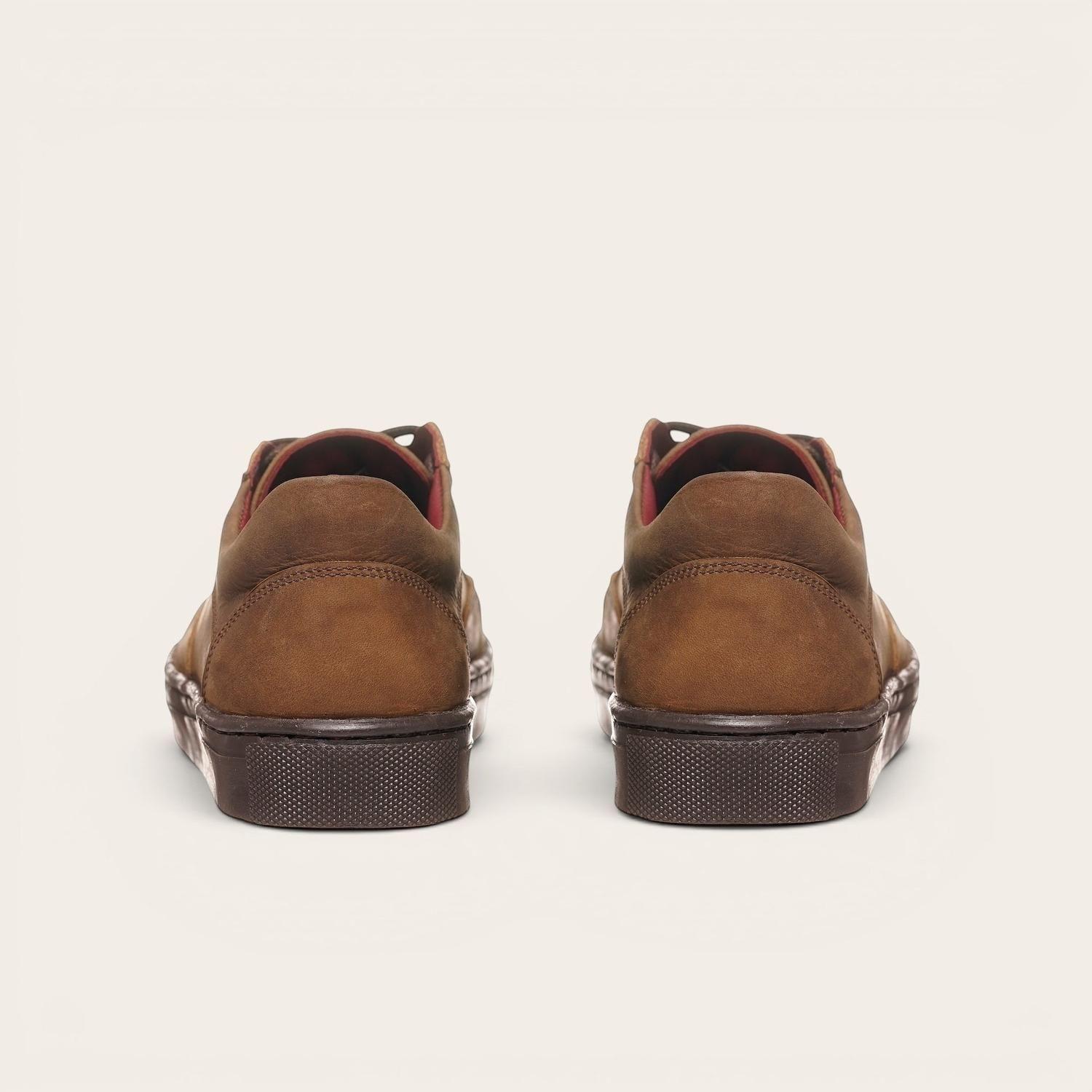 Zapatilla de Cuero Urbana La Campana OLKI - Café/Chocolate-5