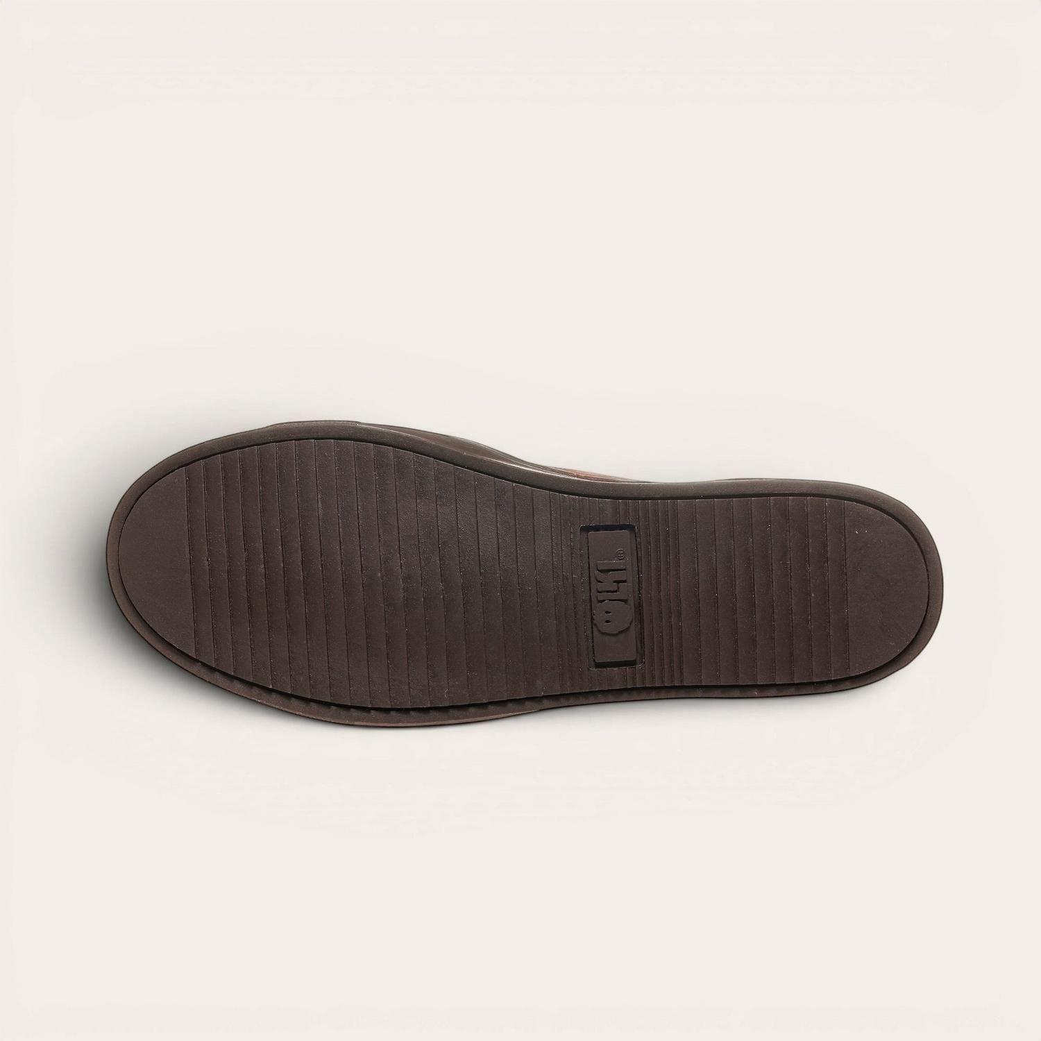 Zapatilla de Cuero Original Tronador OLKI - Curry/Chocolate-4