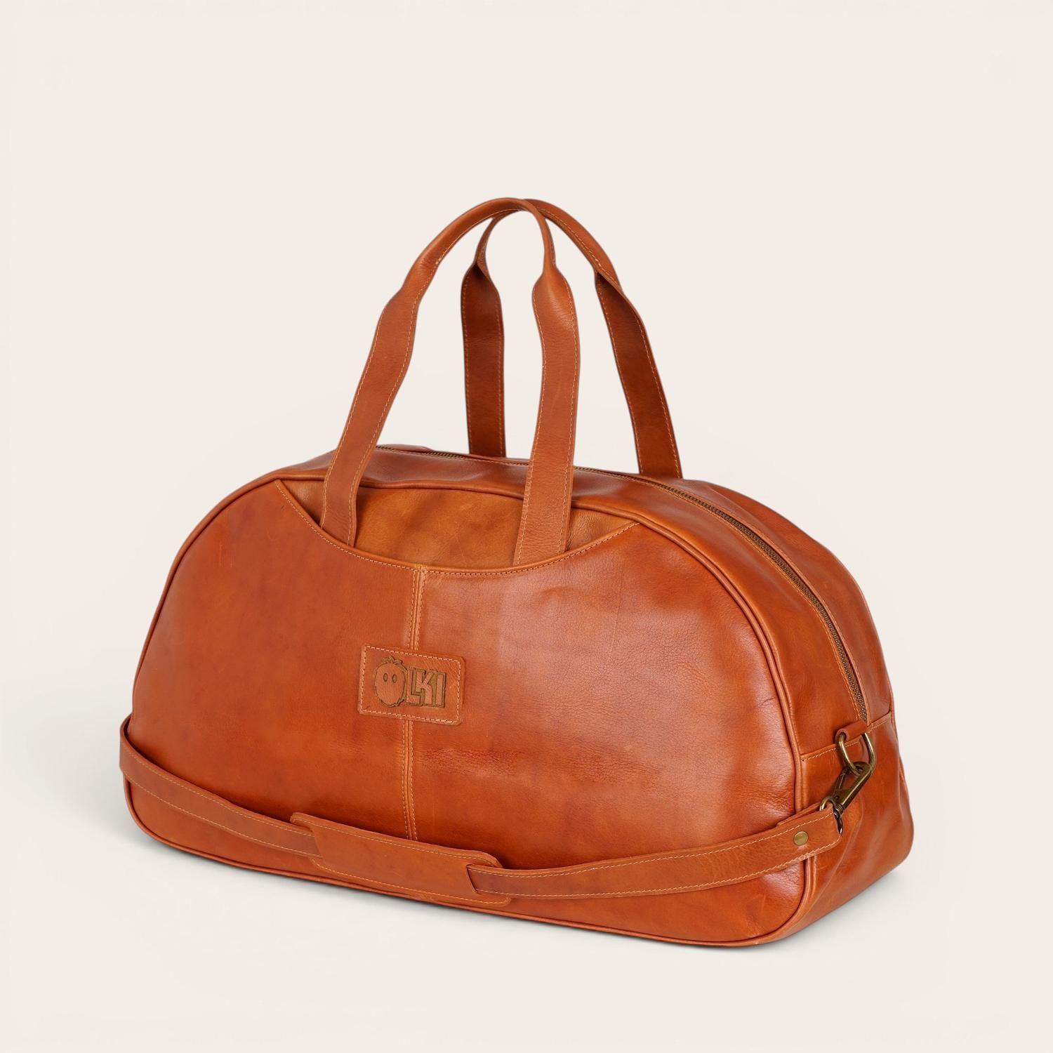Bolso Genuino de Cuero Deportivo Baker OLKI - Curry-0