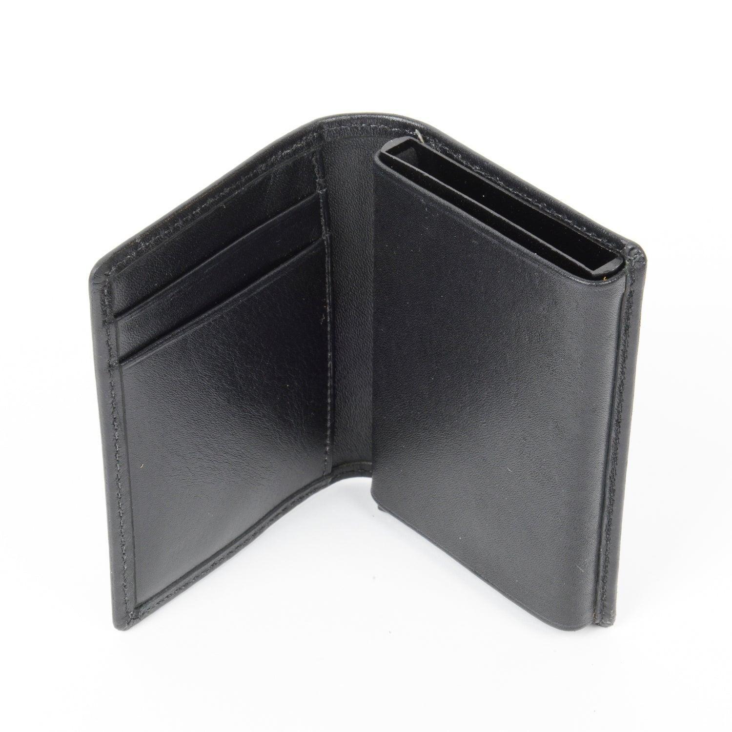 Billetera Tarjetero de Cuero RFID OLKI Tinguiririca - Azul-7
