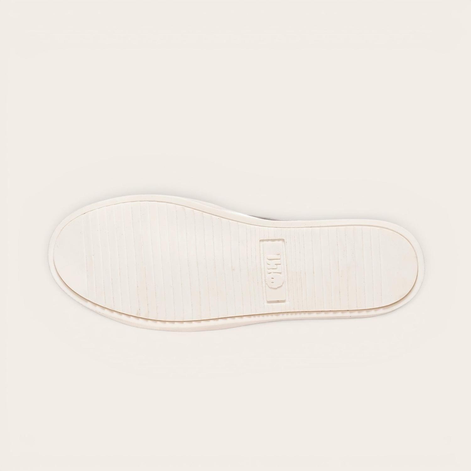 Zapatilla de Cuero Original Tronador OLKI - Castaño/Blanca-4