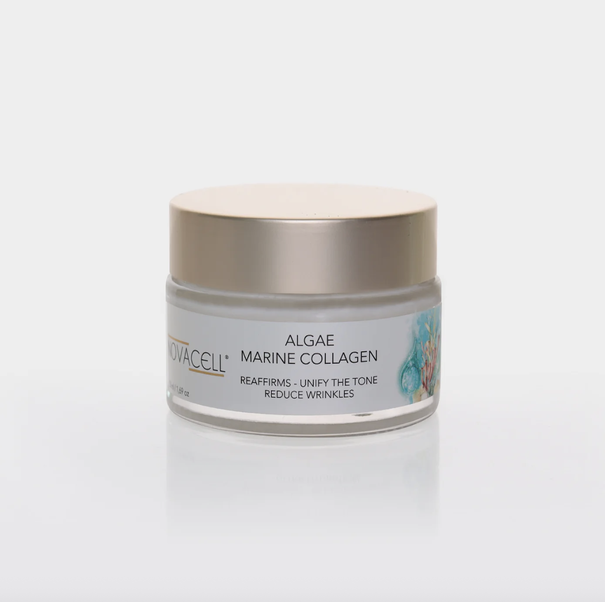 Antiage Crema Facial Cara Algas Col geno Marino HIDRATADA Y TONIFICA-4