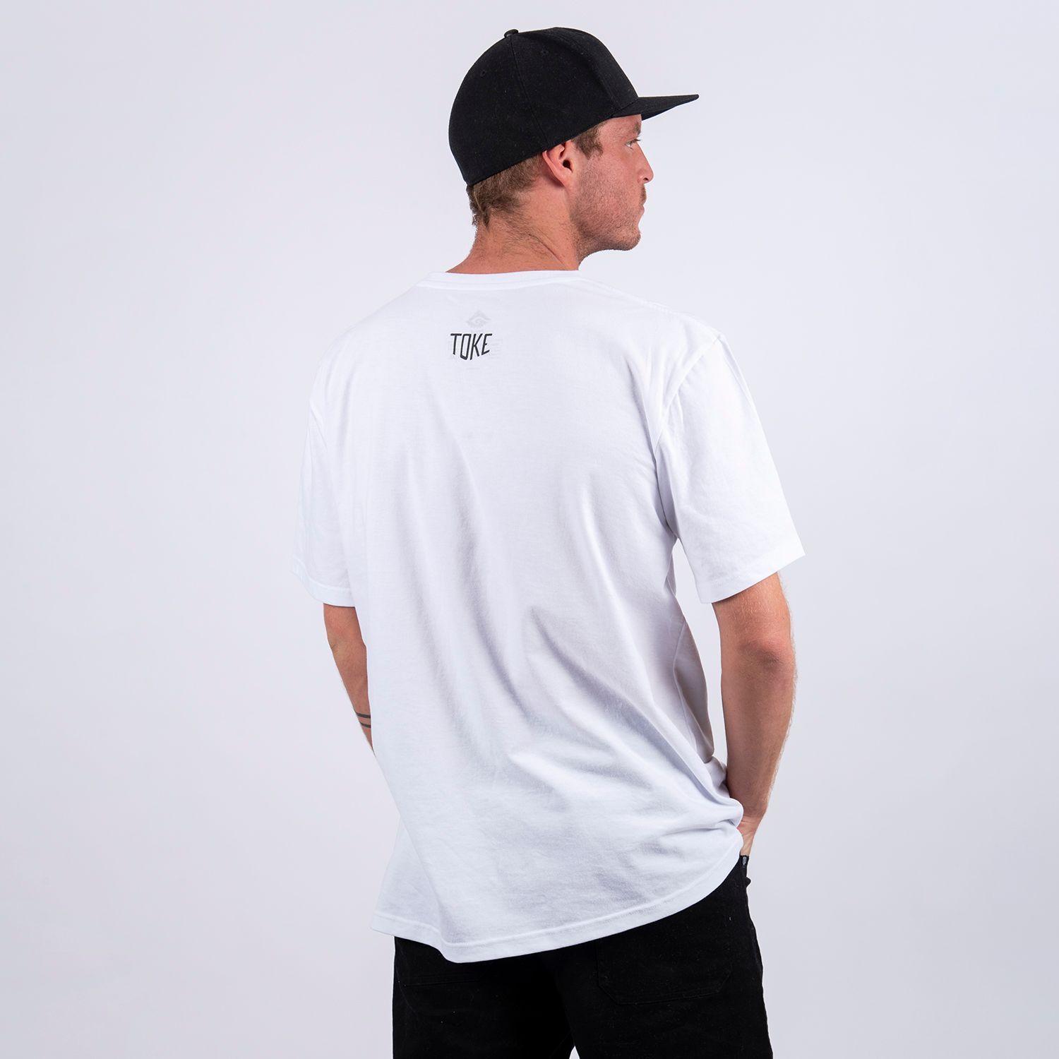 Polera Mano Calavera M/Corta Blanca-2