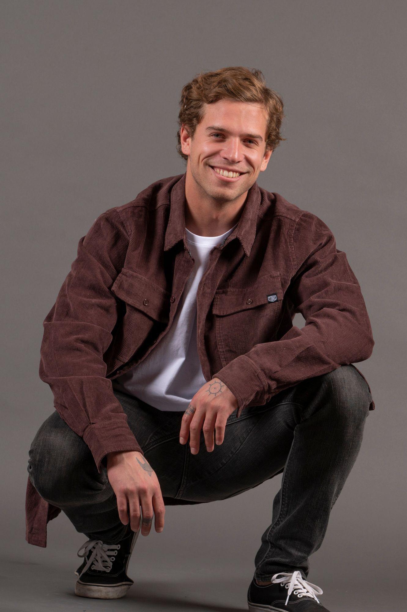 Camisa Raley Cotele Burdeo Hombre -5