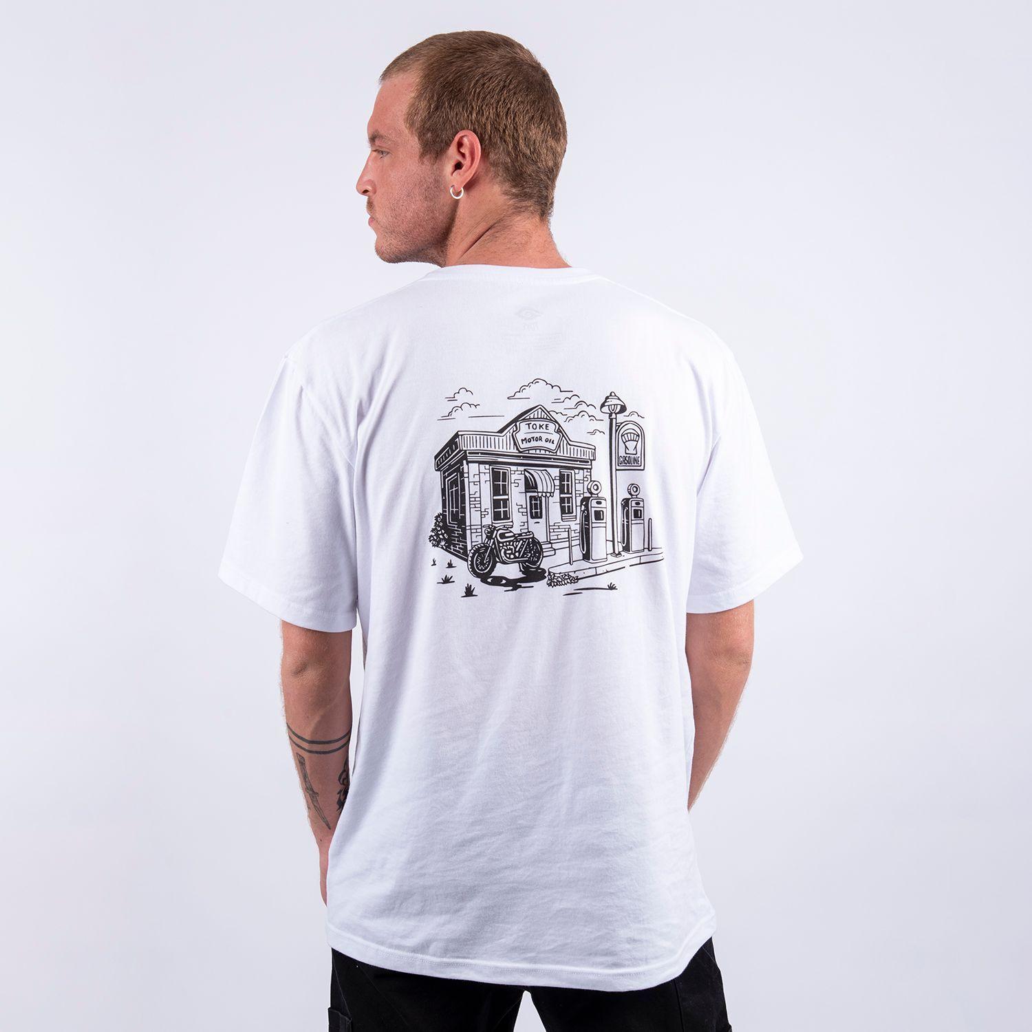 Polera Tuercas M/Corta Blanca-1