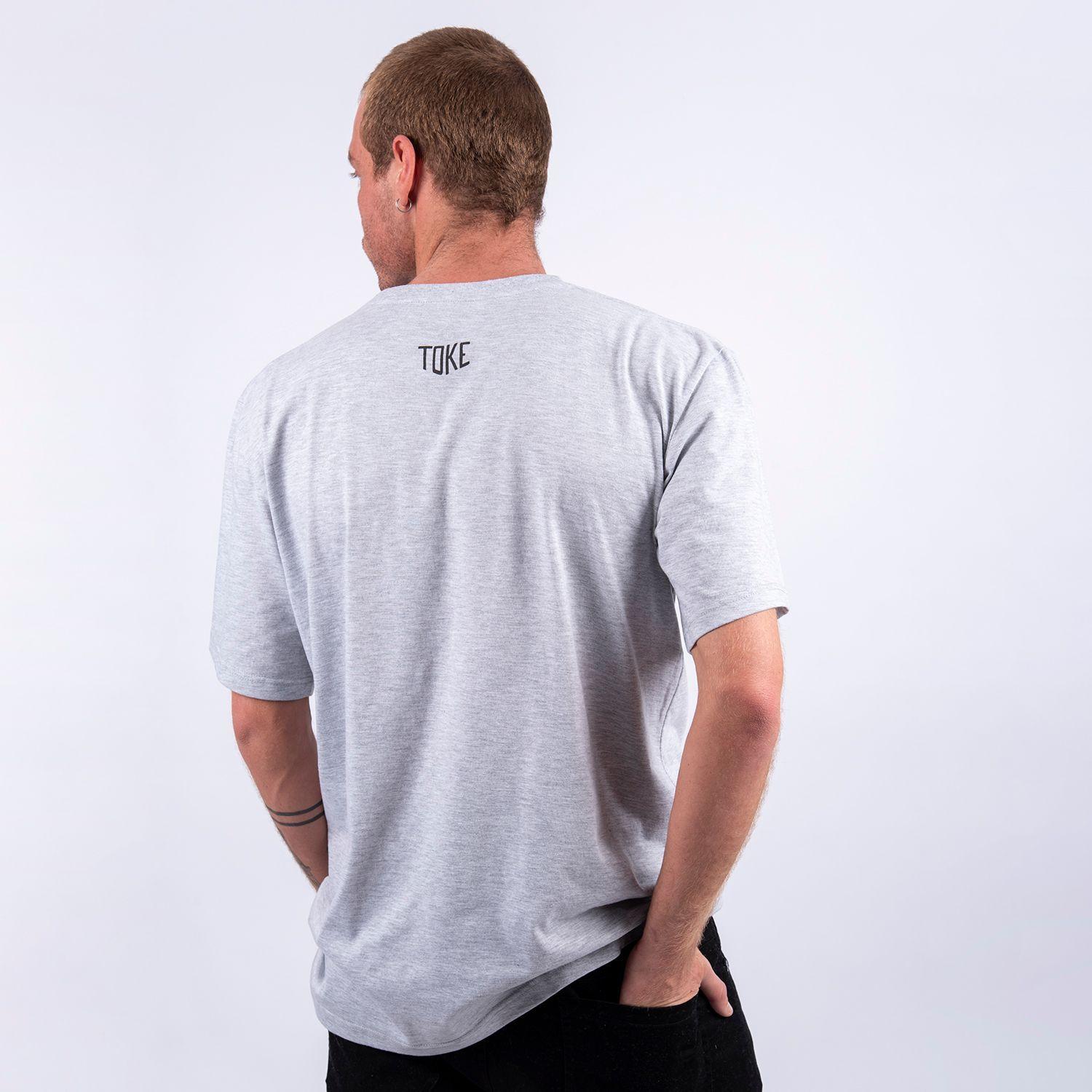 Polera Toke Surf M/Corta Melange Claro-2