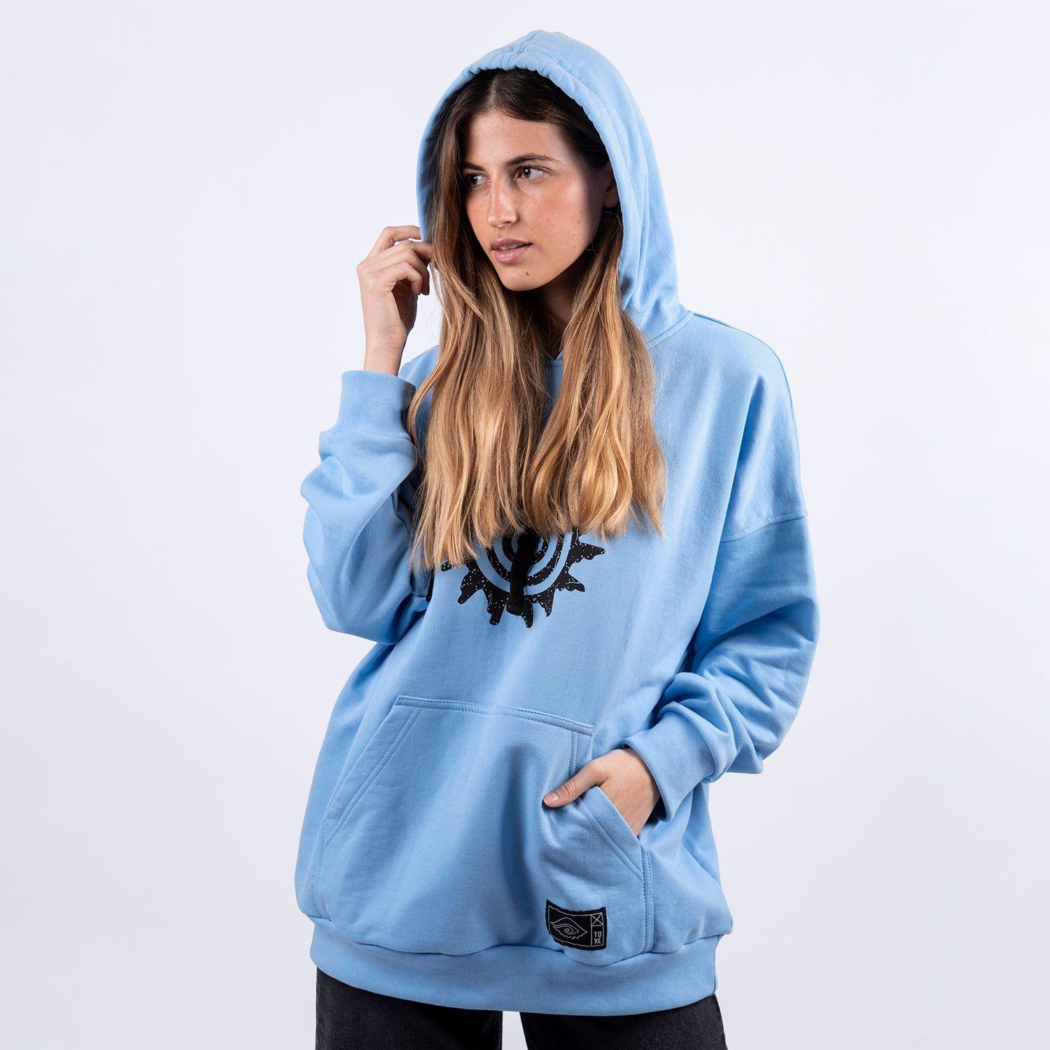 Poleron Sol Oversize Azul-0