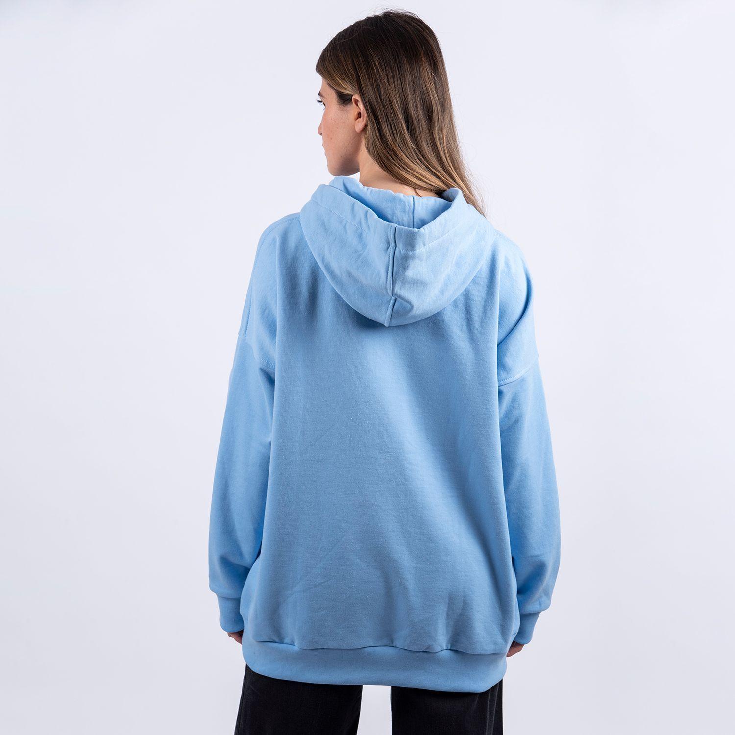 Poleron Sol Oversize Azul-2