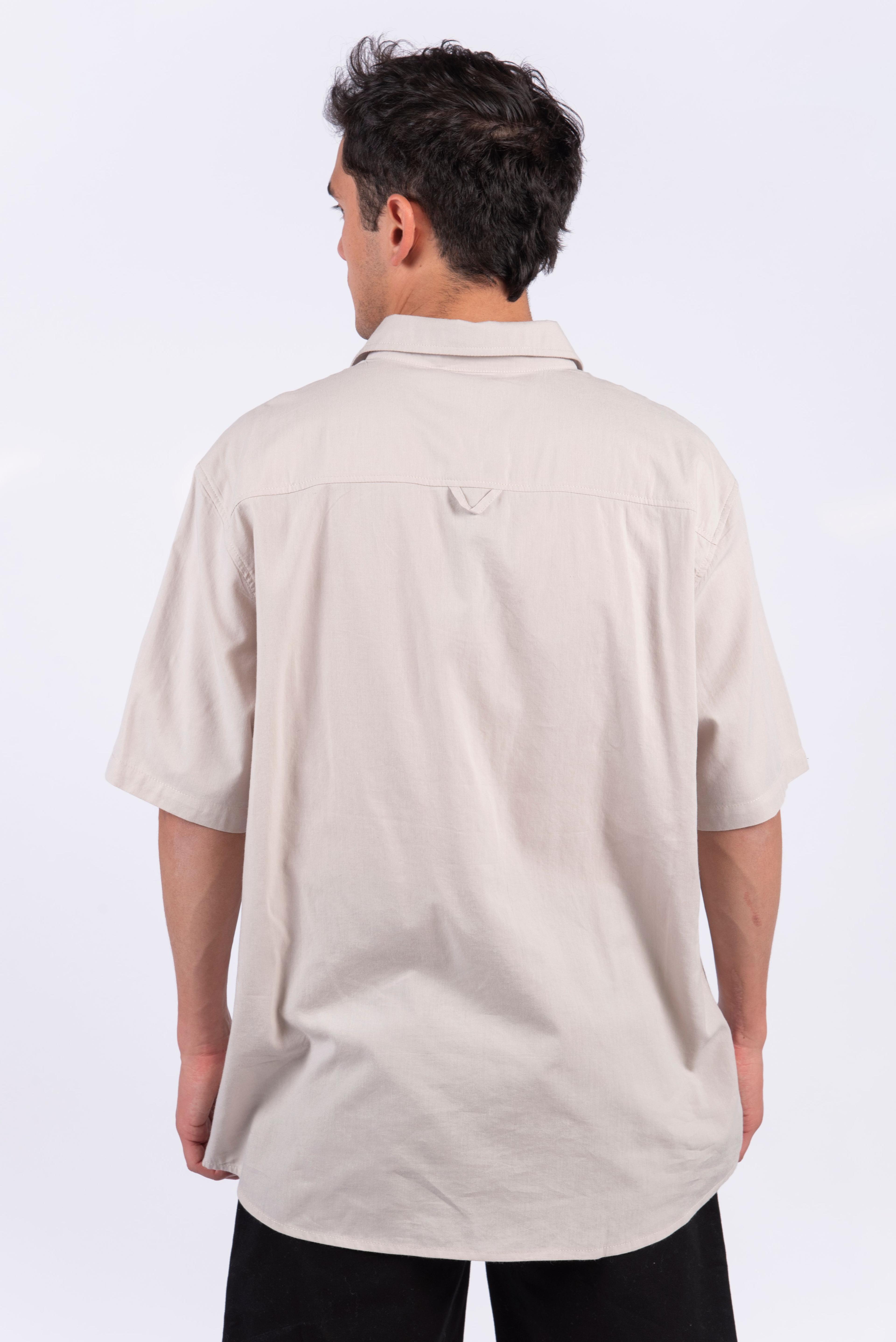 Camisa Beige Hombre-2