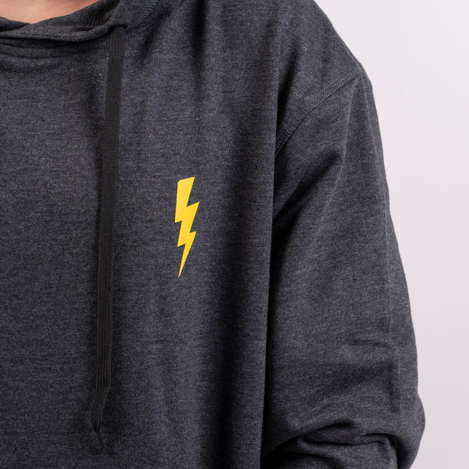 Poleron Rayo Con Gorro Marengo-1