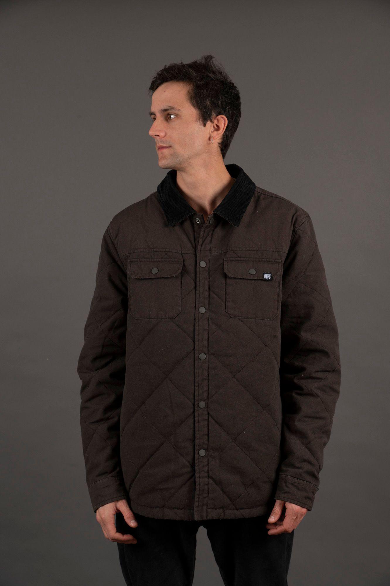 Chaqueta Rocker Gris Hombre -4