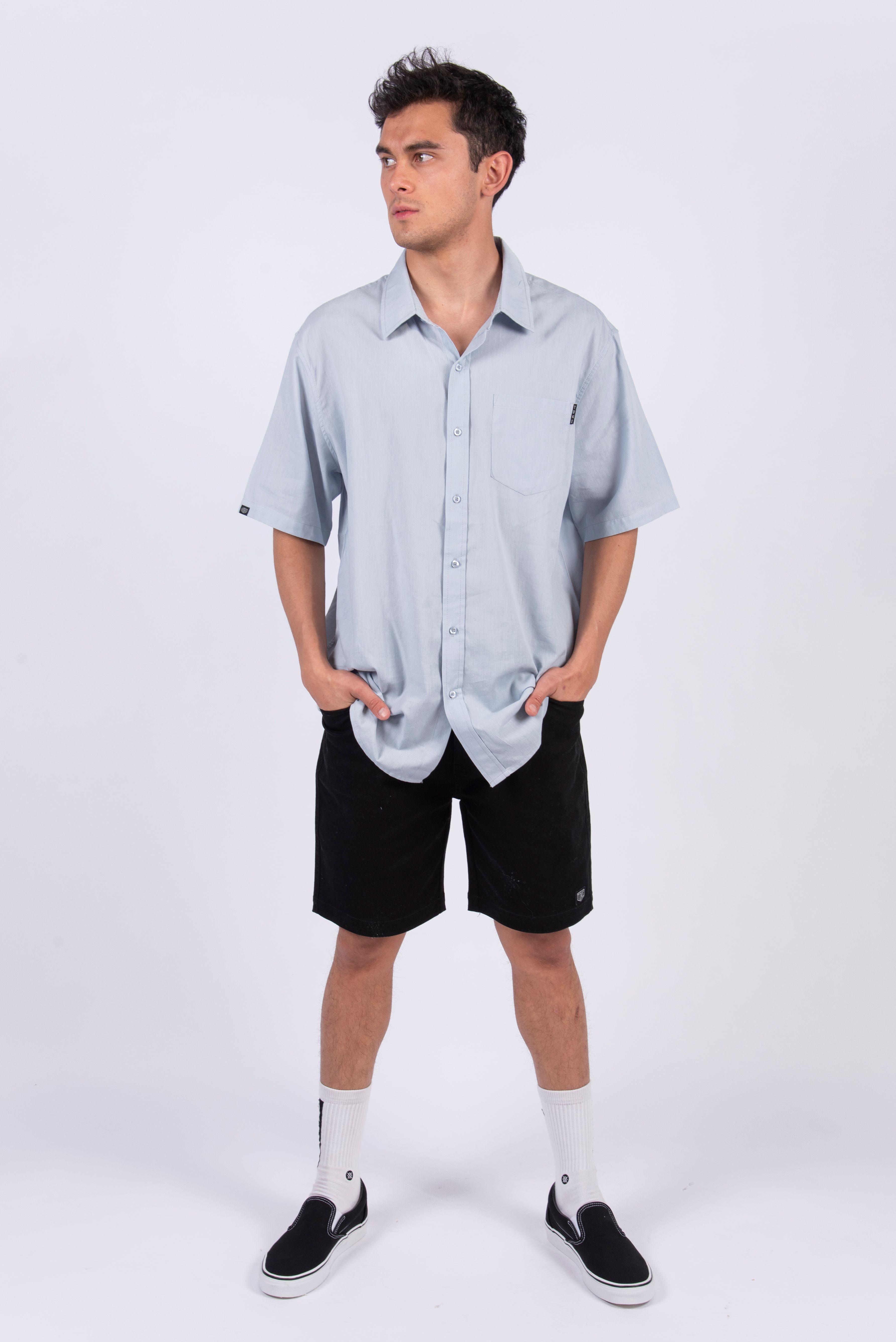 Camisa Celeste Hombre-3