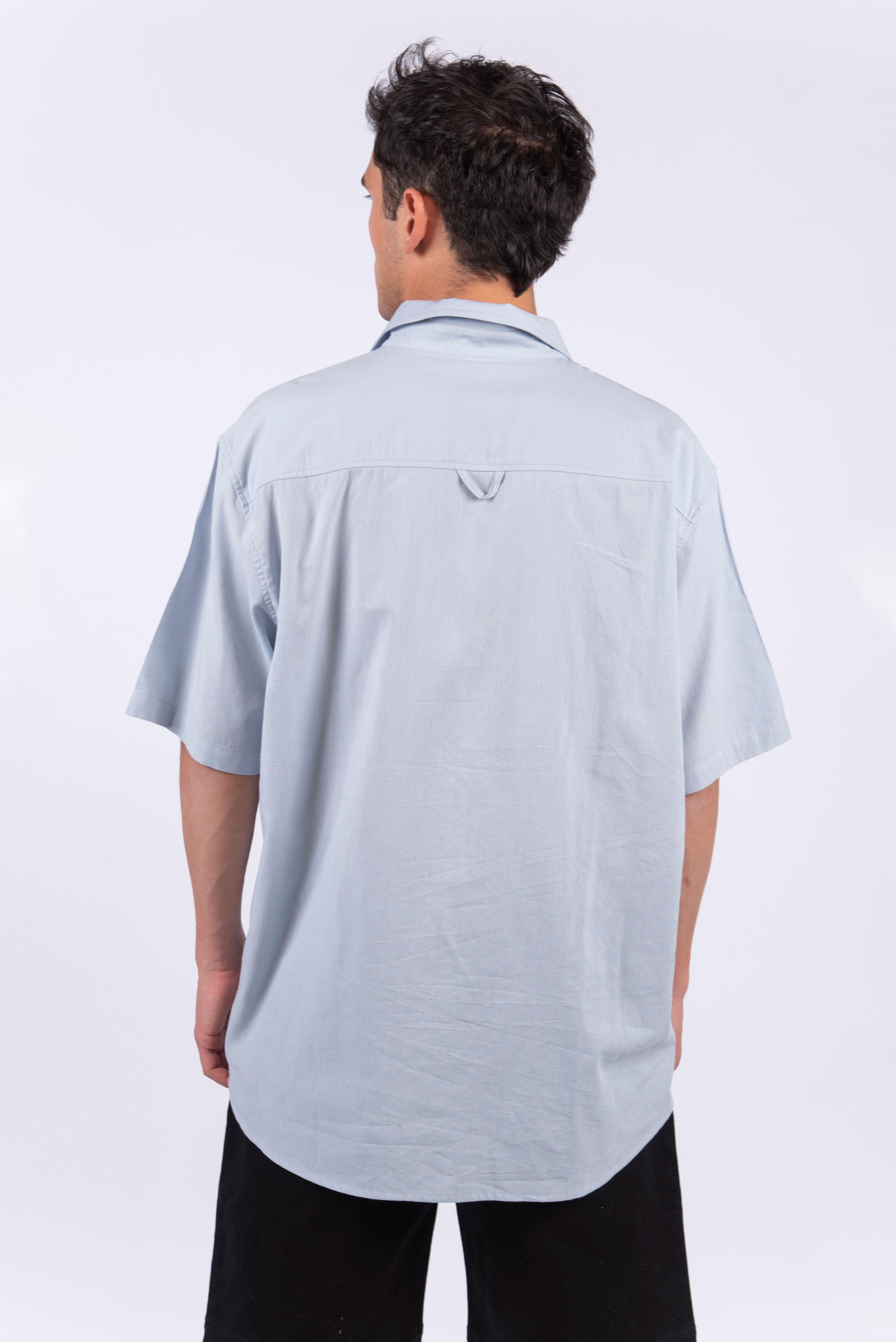 Camisa Celeste Hombre-2