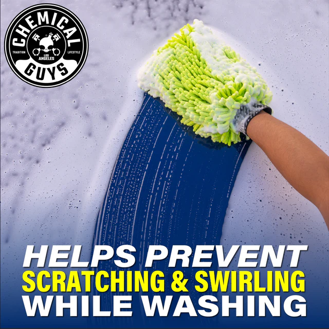 Guante para lavado de autos Chenille Microfiber Wash Mitt Chemical Guys-2