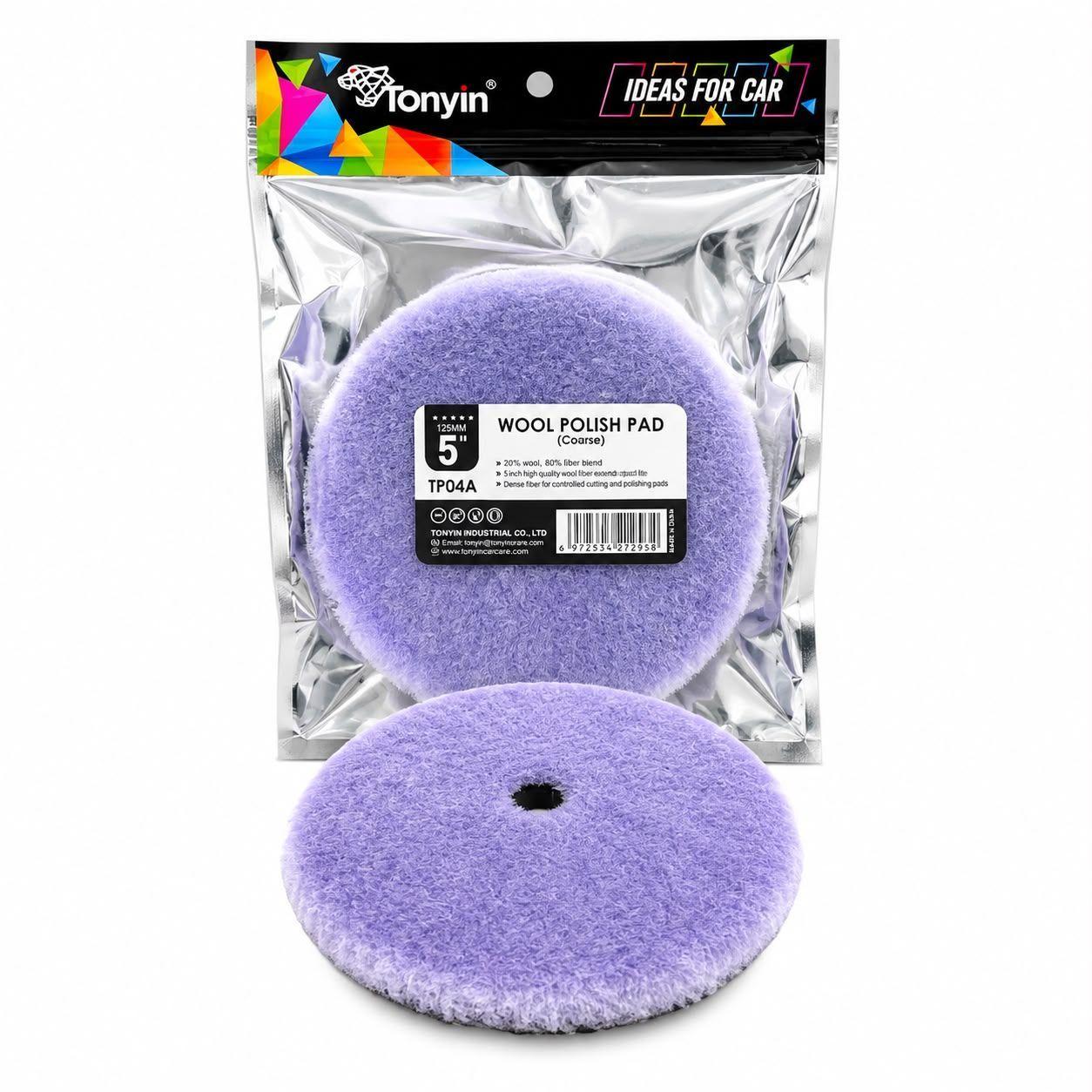 Pad de Lana para Pulir Tonyin 5 Coarse Alto Corte TP04A-0