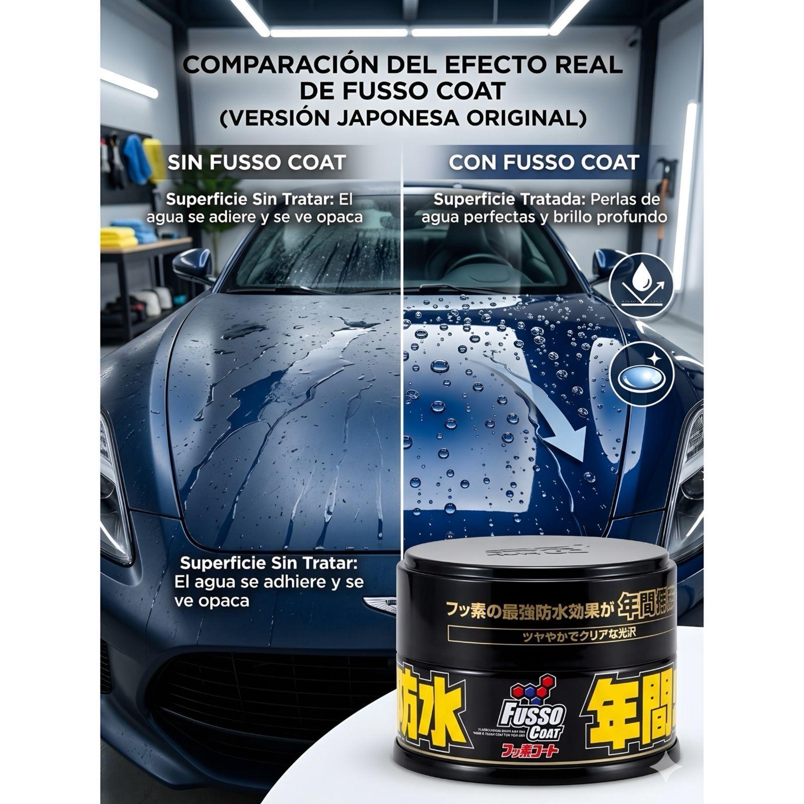 Cera Auto Soft99 Fusso Coat Sellador Hidrof bico Brillante-4