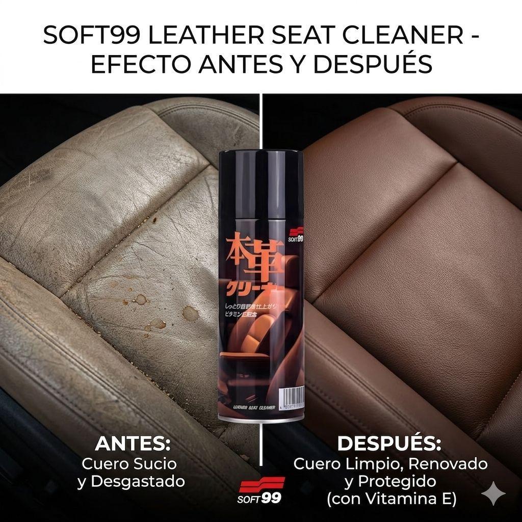 Limpiador Cuero Auto Soft99 300ml Vitamina E Origen Japones-2