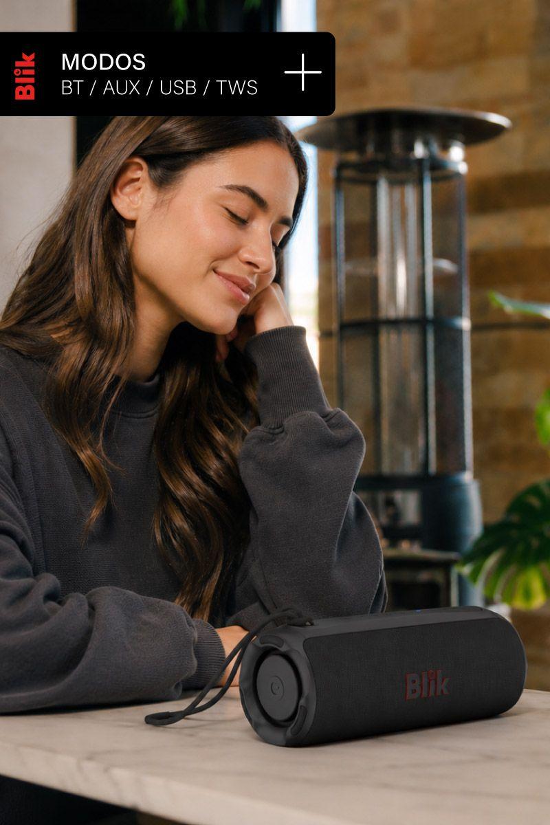 Parlante Bluetooth Portátil Blik Live Pro 15W IPX6 12 Hrs-7