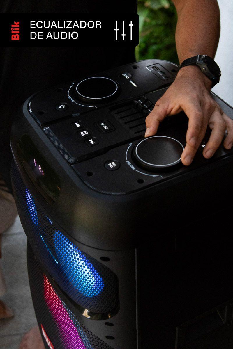 Parlante Bluetooth Karaoke Con Microfono Blik Lightup700-3