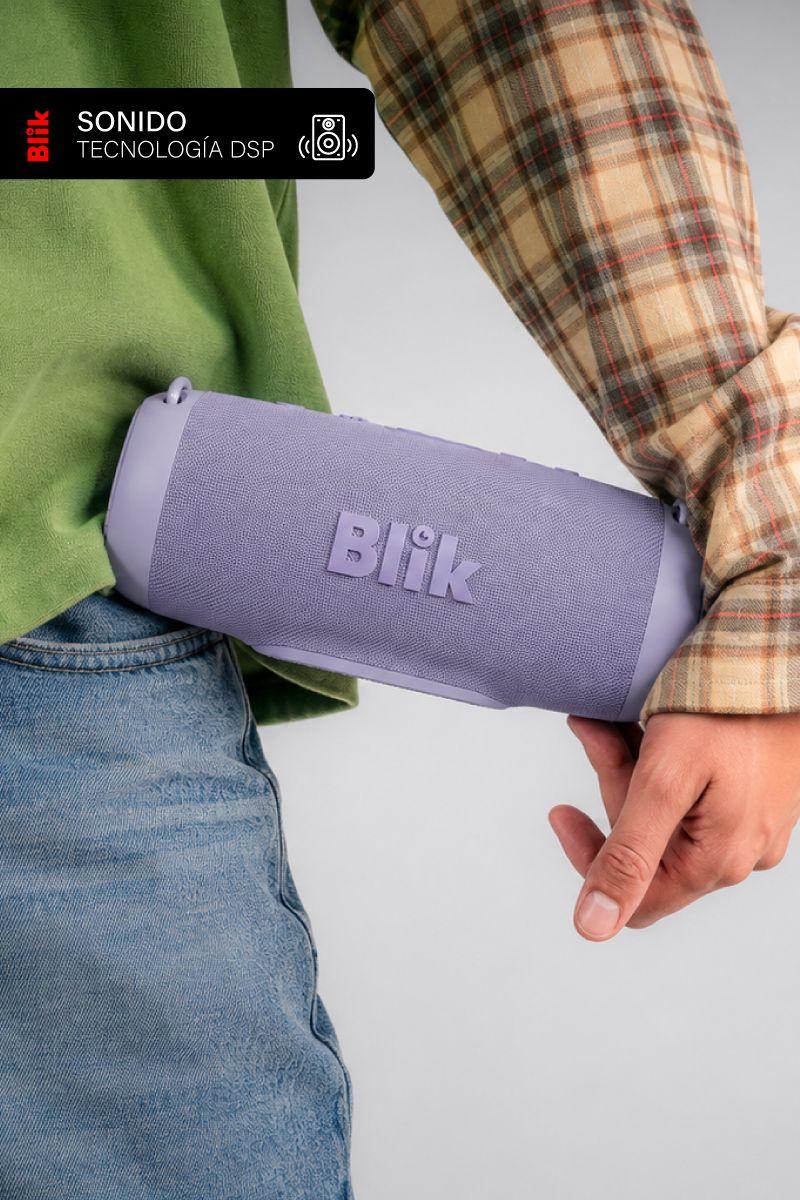 Parlante Bluetooth Portátil Blik Powerbass30 30W 15 Hrs Lila-5