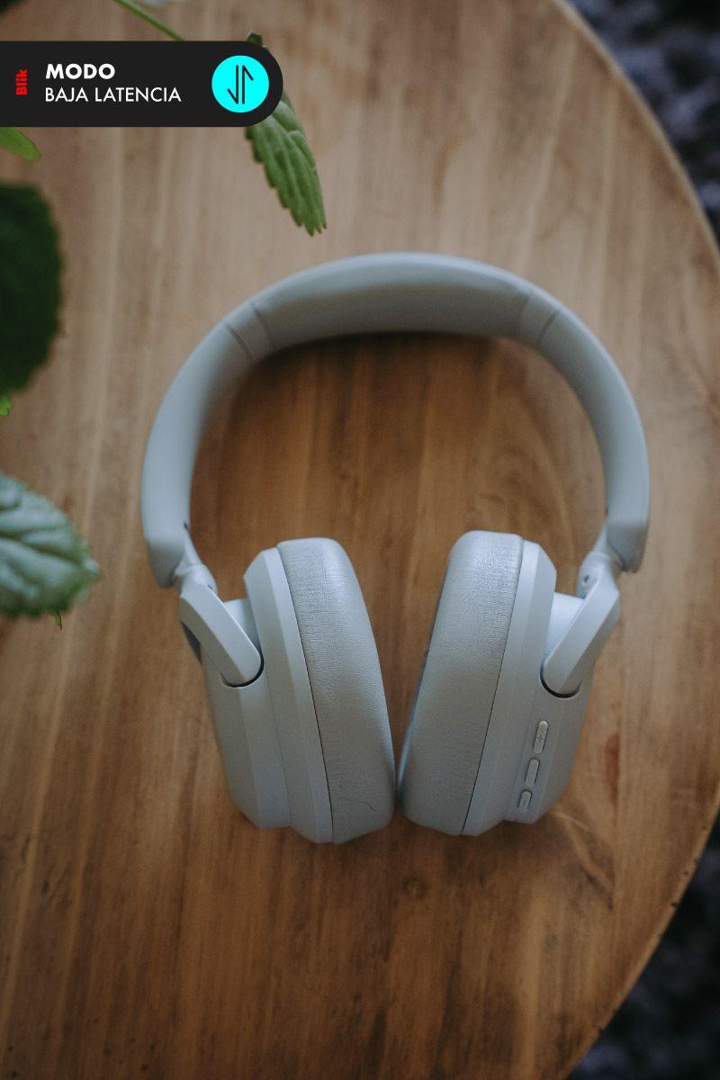 Audifonos Bluetooth Blik Soul900 Gris Cancelación De Ruido-3