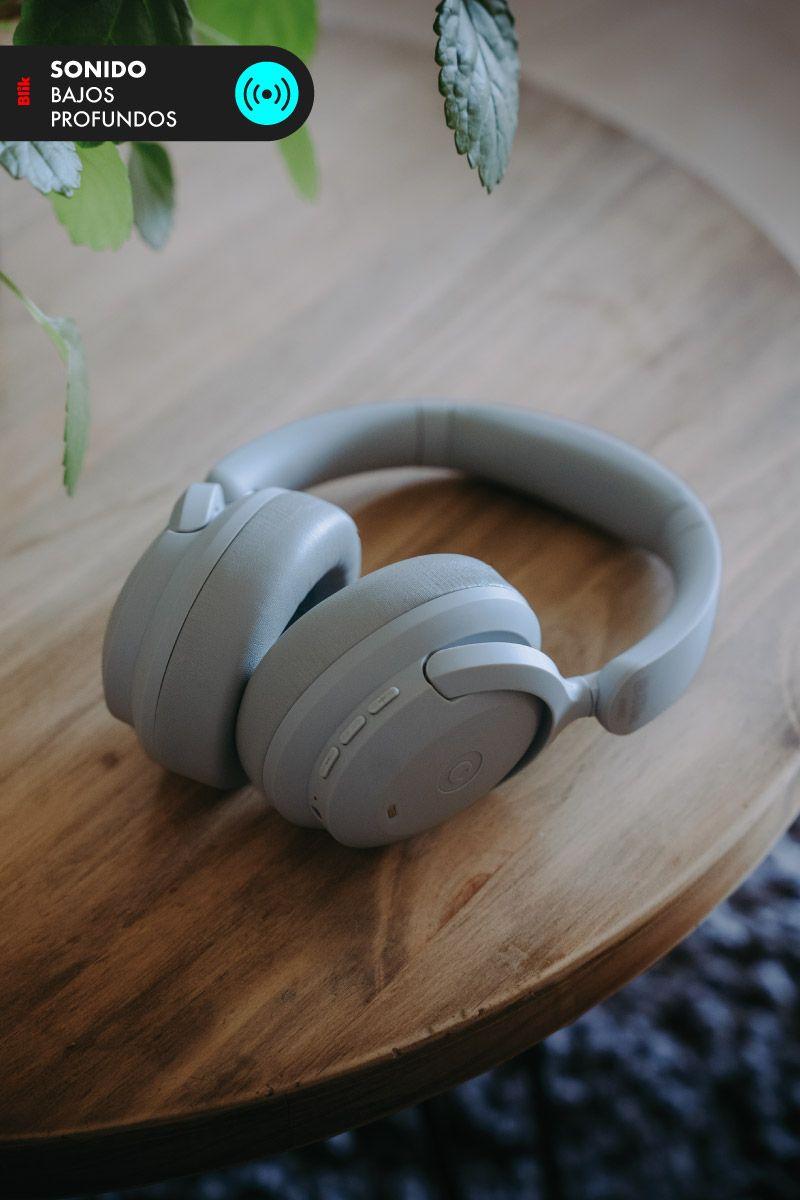 Audifonos Bluetooth Blik Soul900 Gris Cancelación De Ruido-4