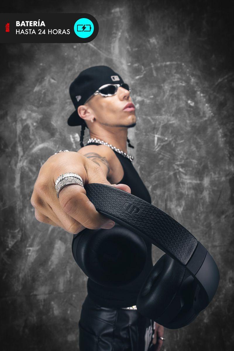 Audifonos Bluetooth Blik Powersoul Cancelación De Ruido 60H Negro-6