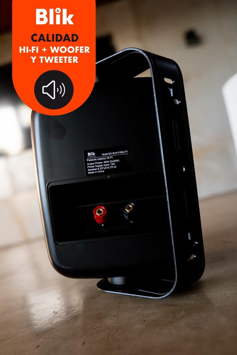 Par Parlantes Pasivos Bluetooth Blik Fidelity Negro 60W-3