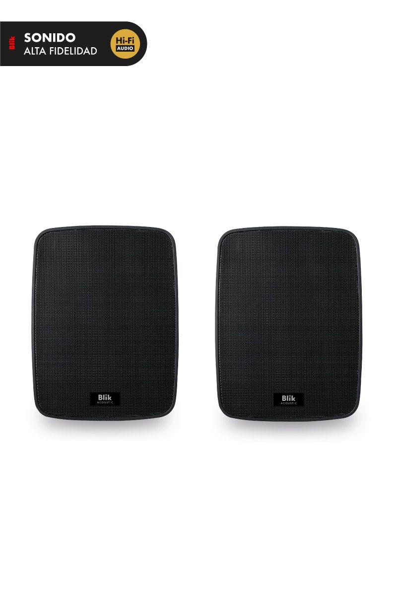 Parlantes Instalación Activos Bluetooth Blik Fidelity Negro 60W-2