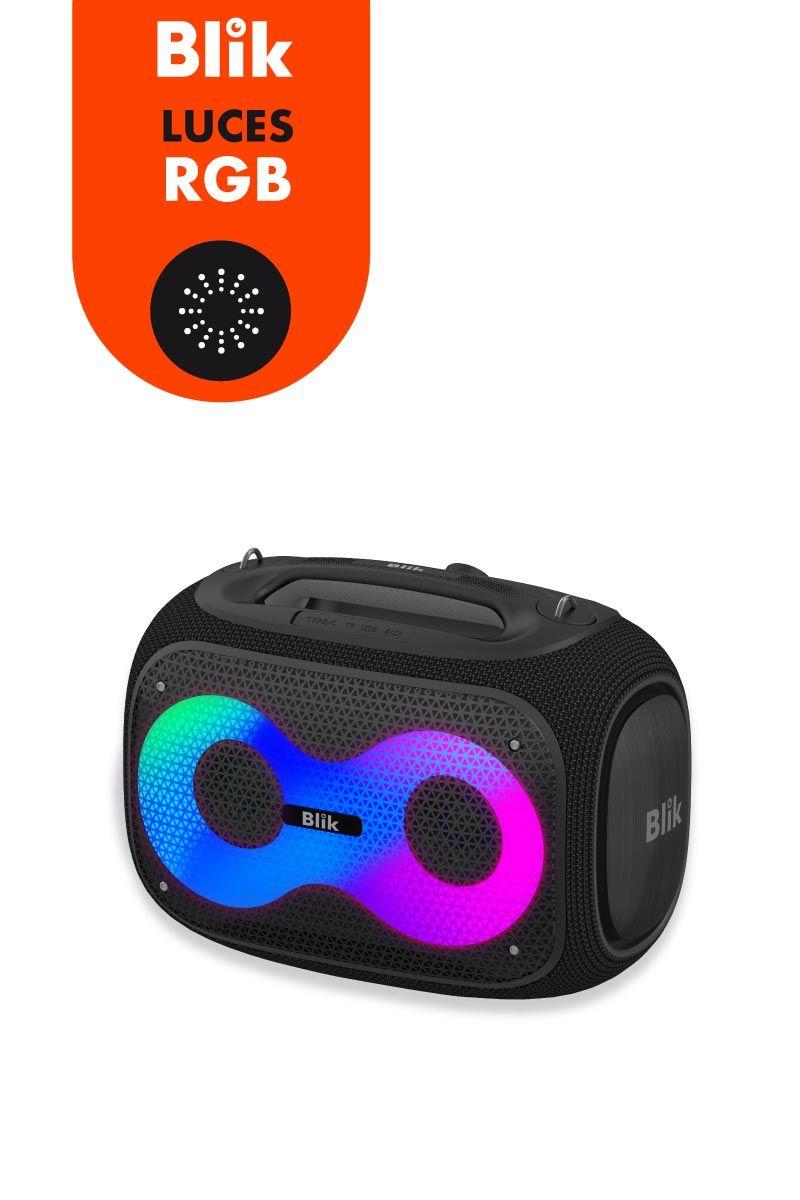 Parlante Bluetooth Portátil Blik Partybass120 Negro-4
